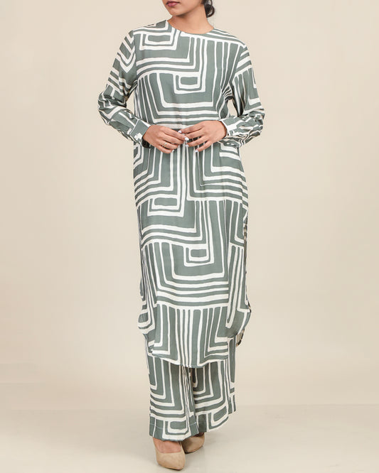 Sage Maze Linear Co-Ord Set