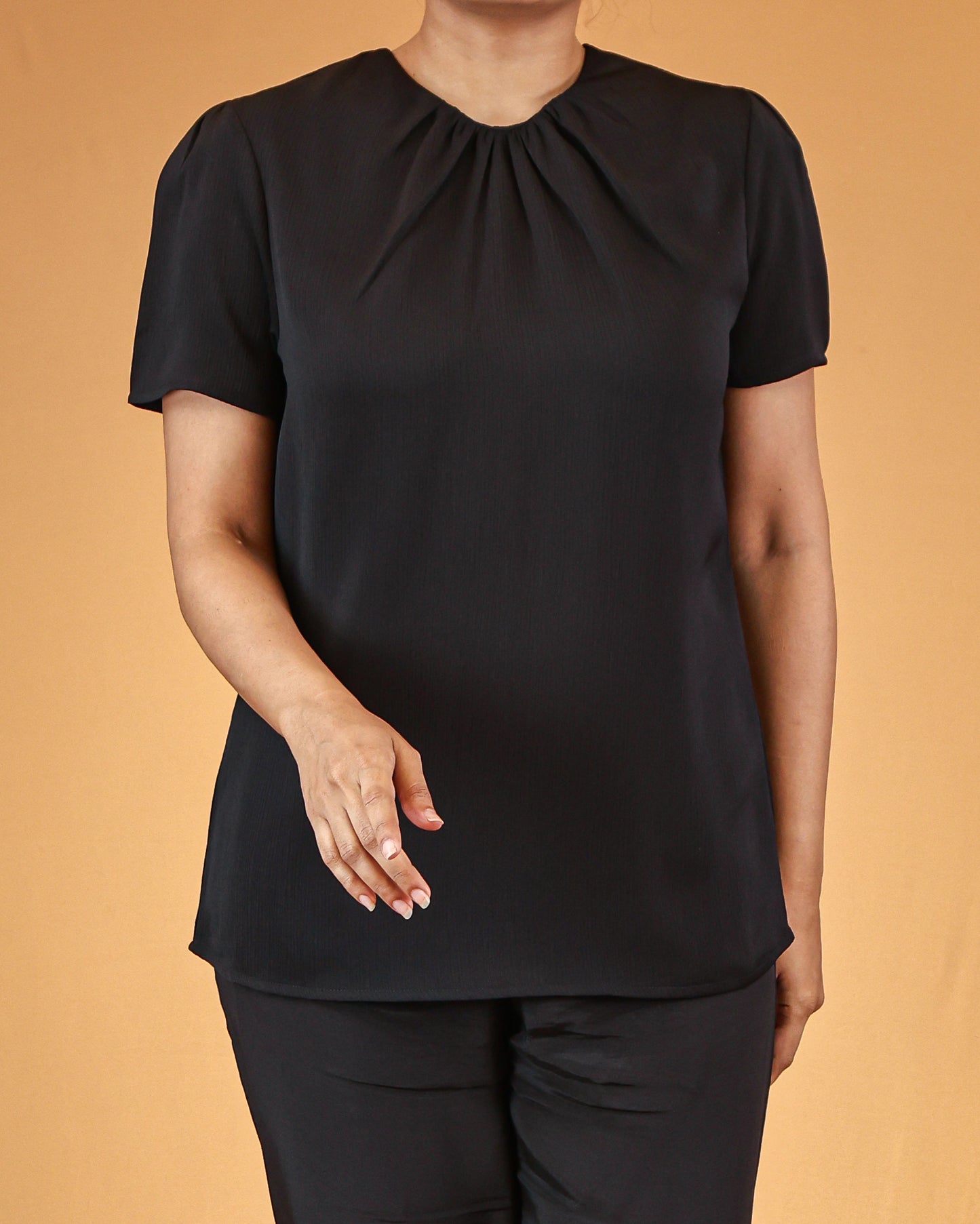 Black Timeless Grace Top