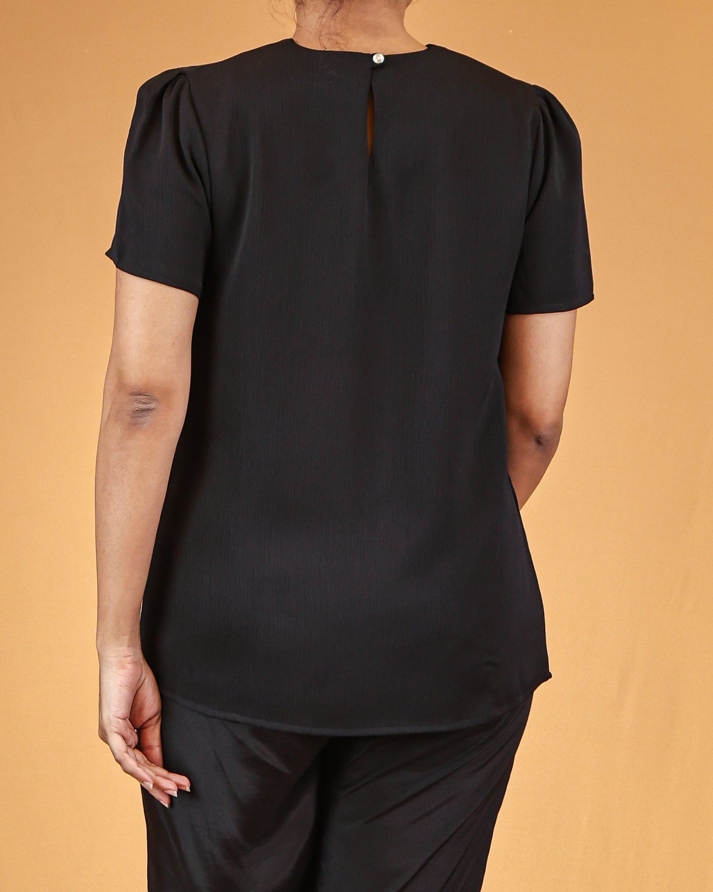 Black Timeless Grace Top