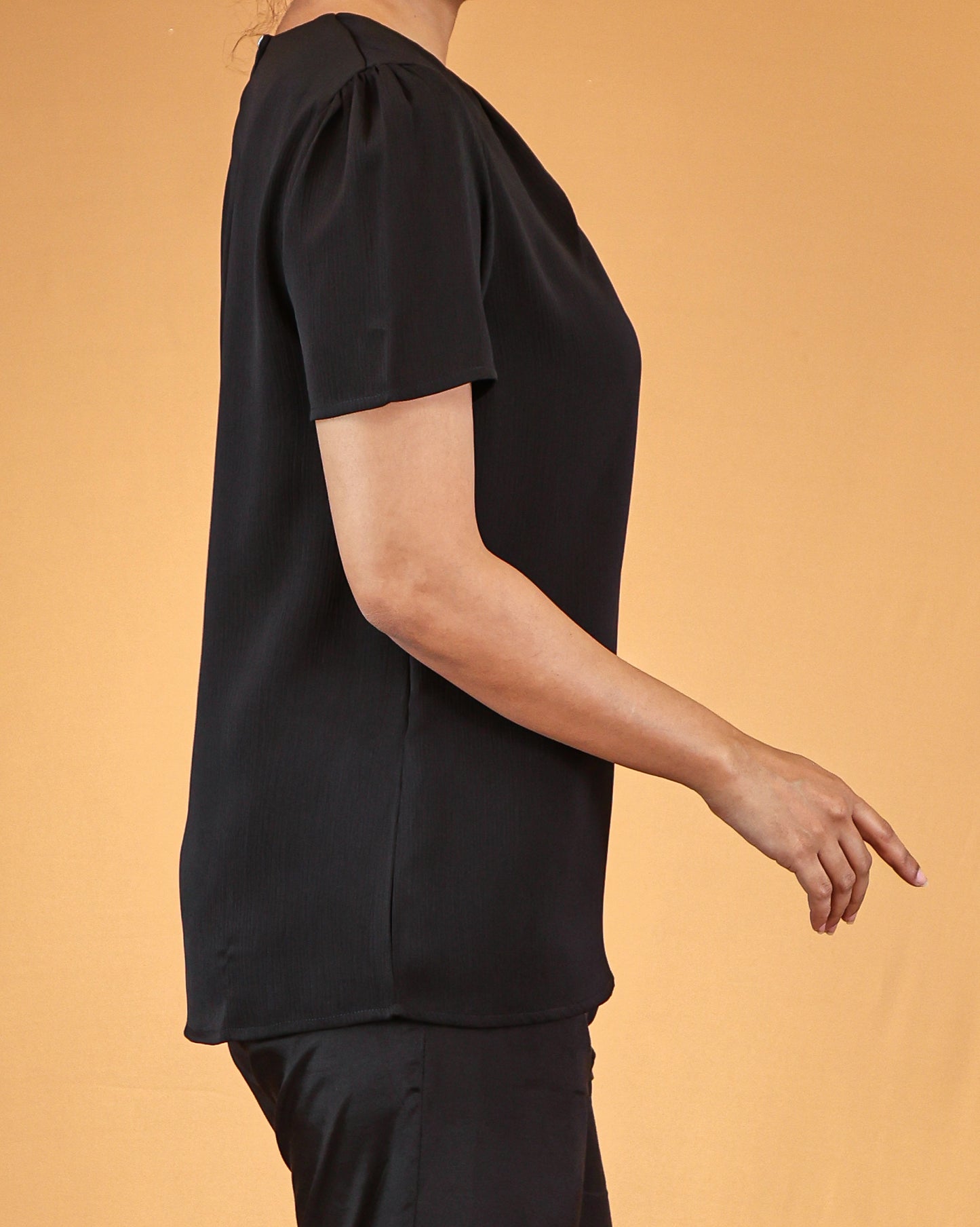 Black Timeless Grace Top