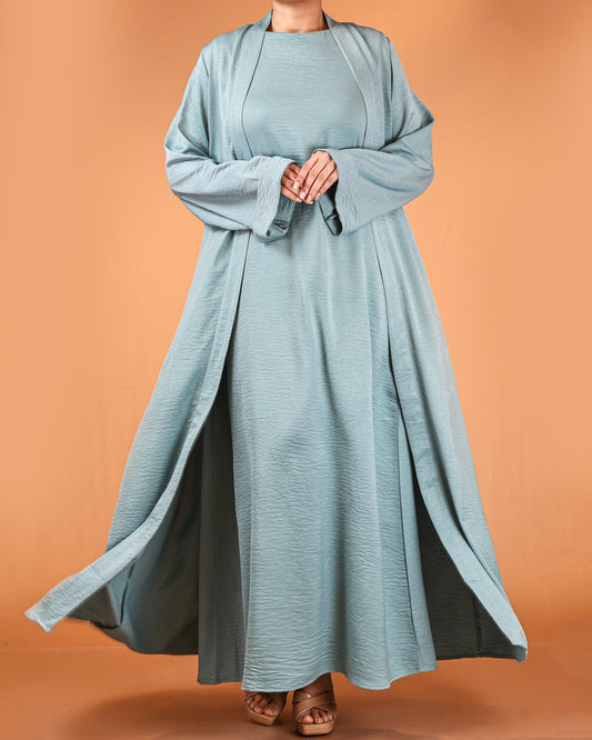 Textured Two-Piece Maxi Set