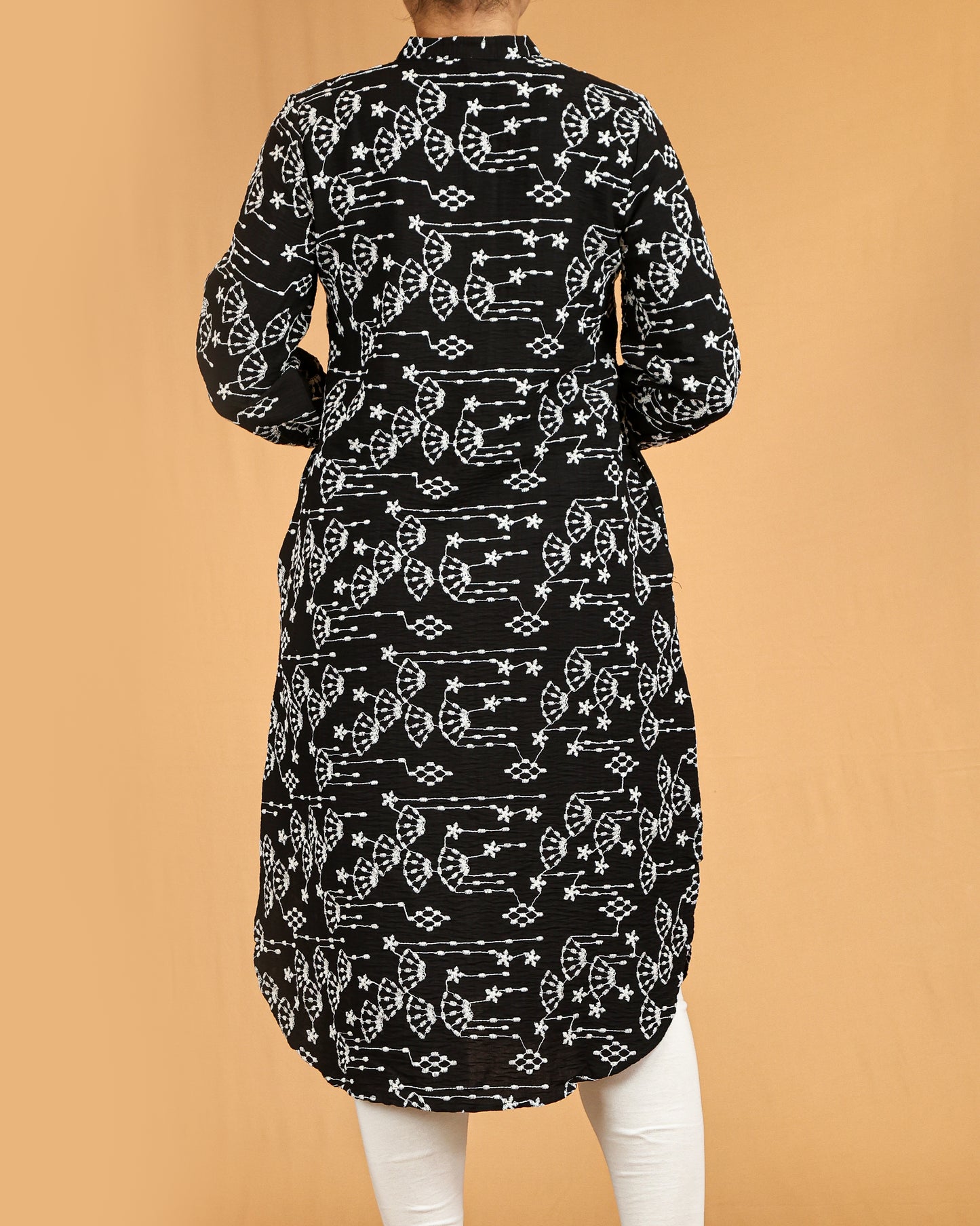 A-Line  long top with pockets