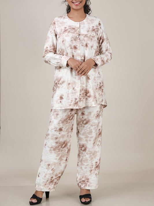 Selene Mocha Print Co-Ord Set