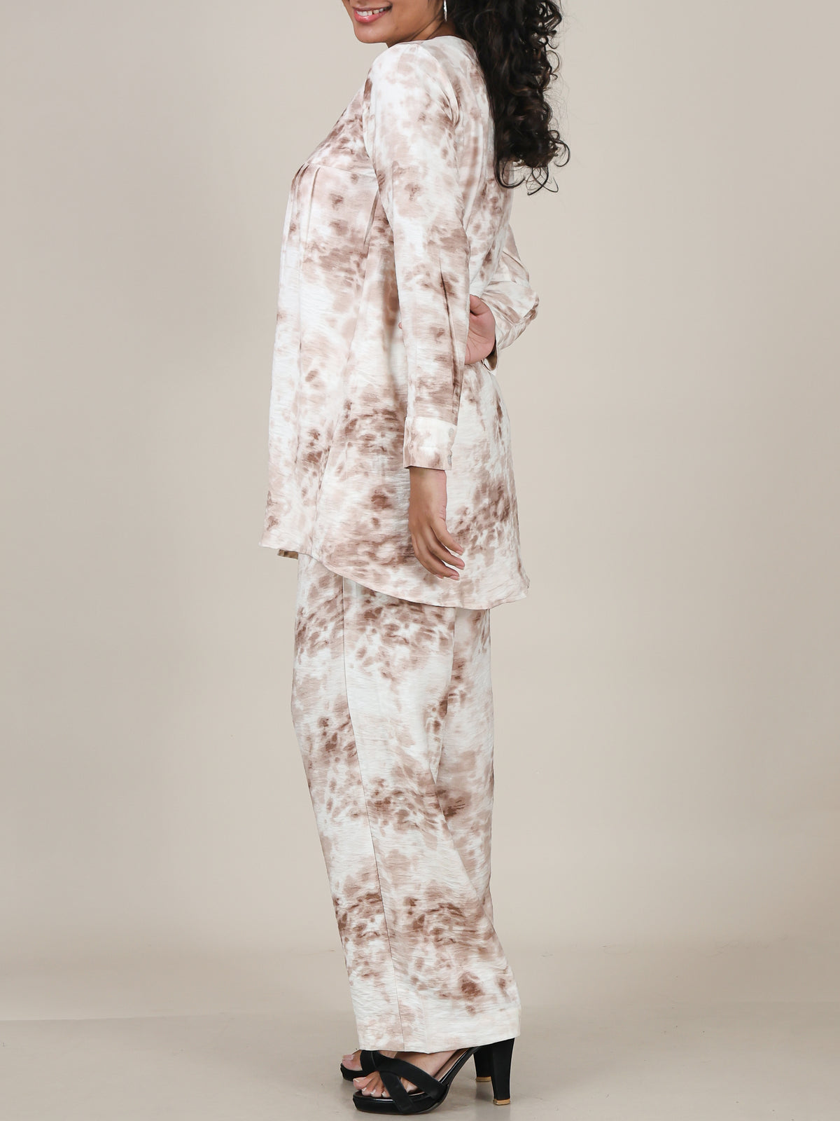 Selene Mocha Print Co-Ord Set