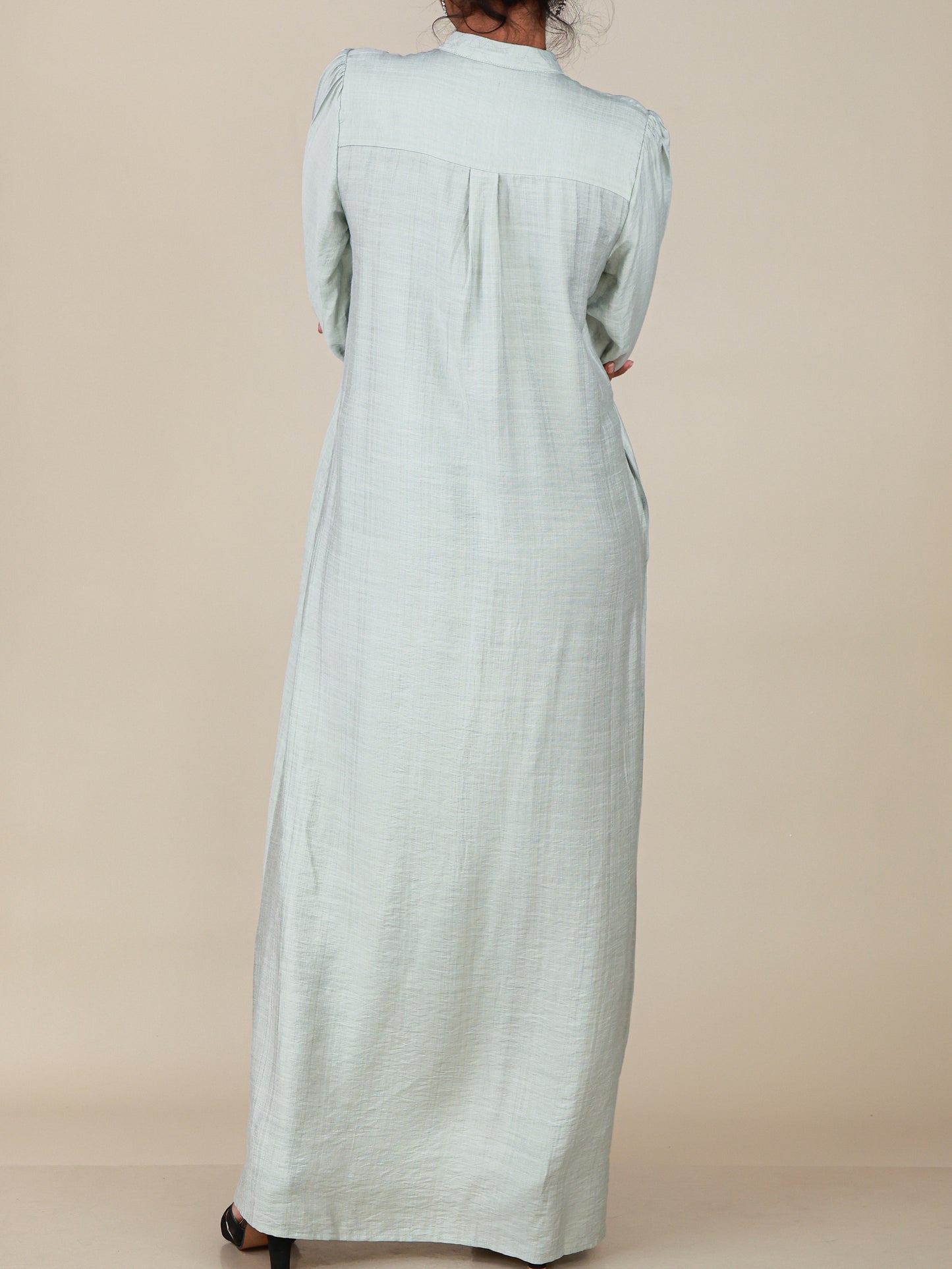 Seraphine Mint Button Maxi
