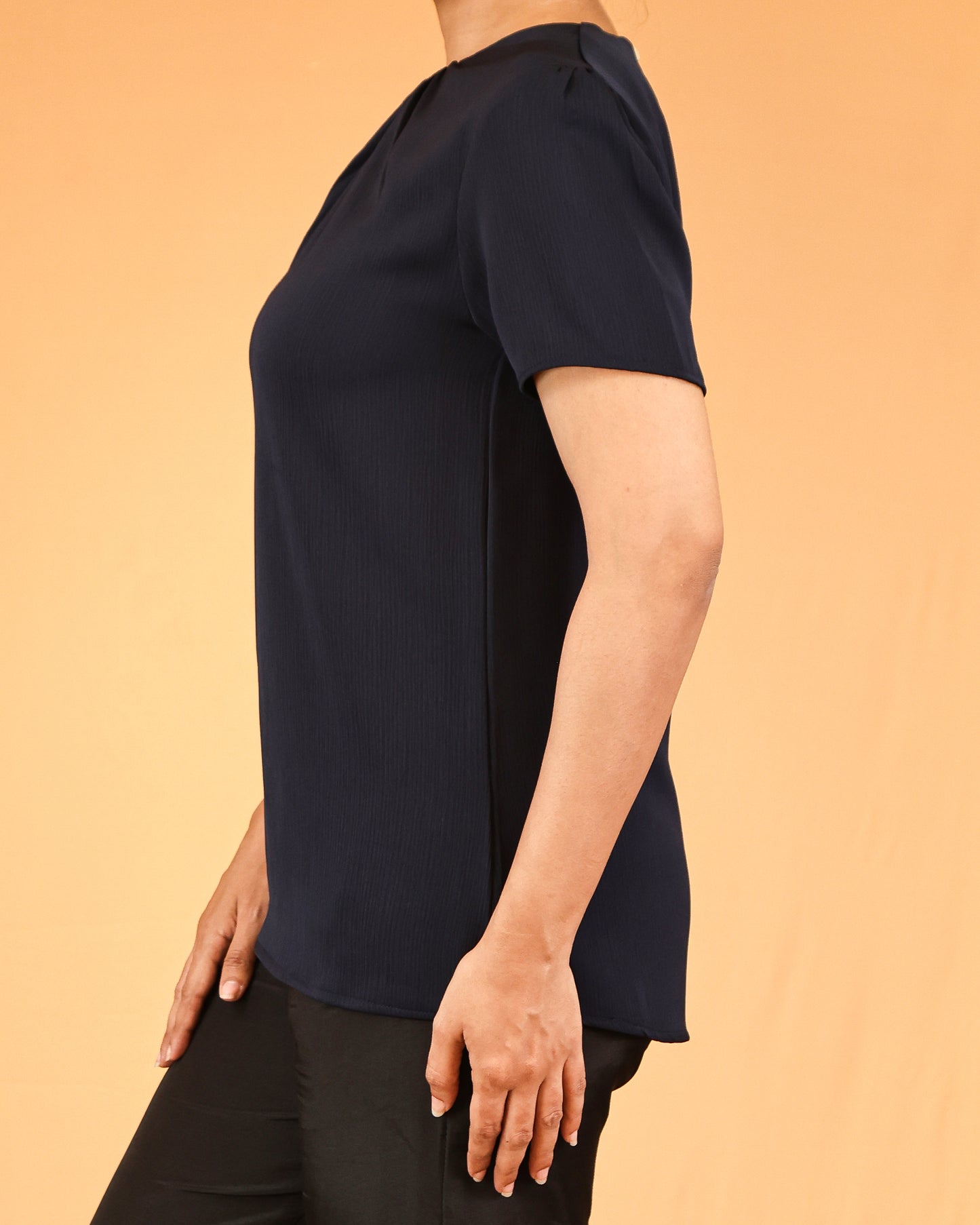 Navy Timeless Grace Top