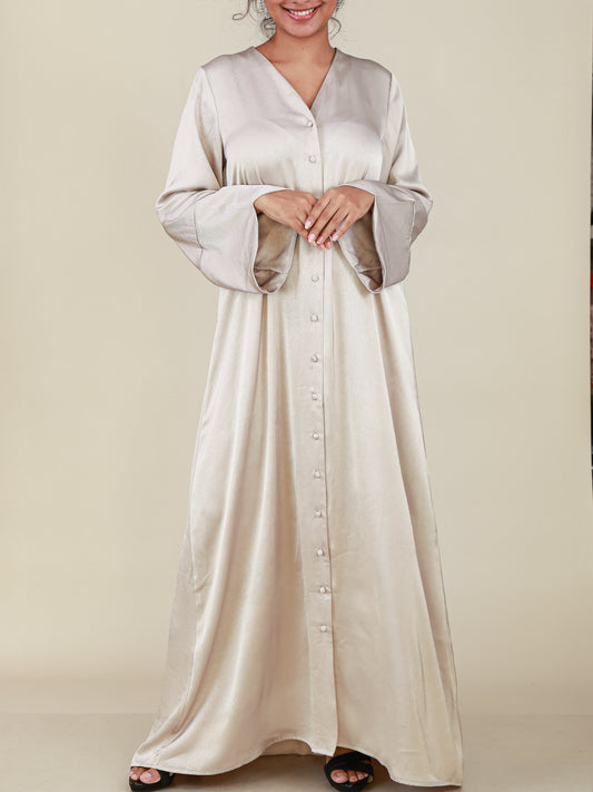 Amara Pearl Bell Sleeve Abaya