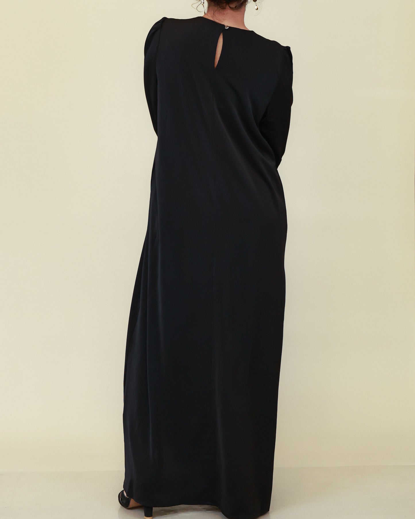 Aurelia Pleated Black Abaya