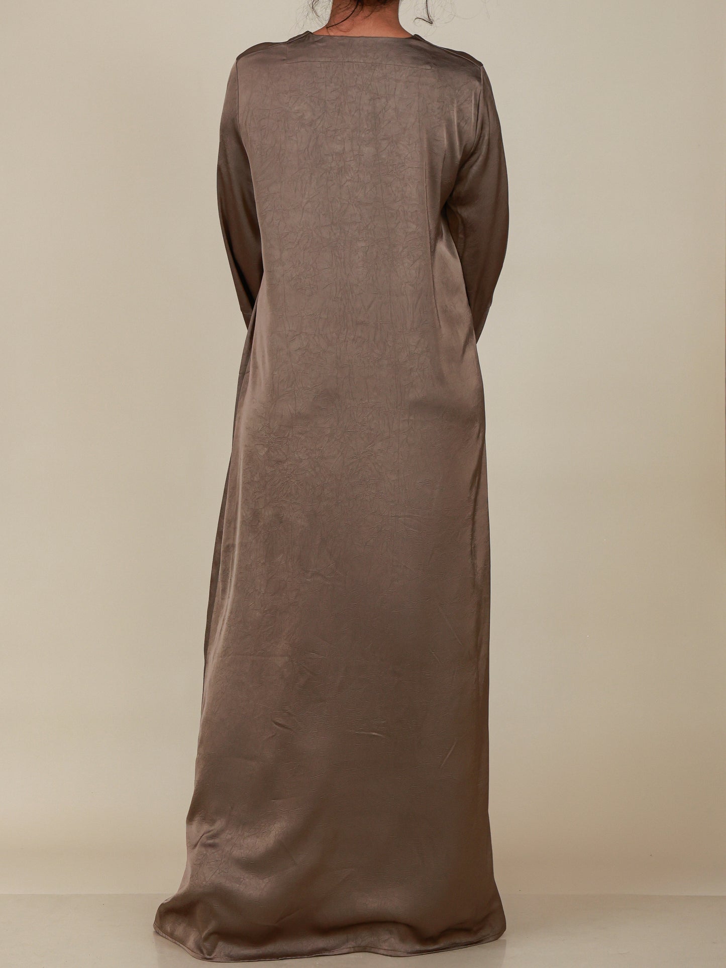 Amara Taupe Bell Sleeve Abaya