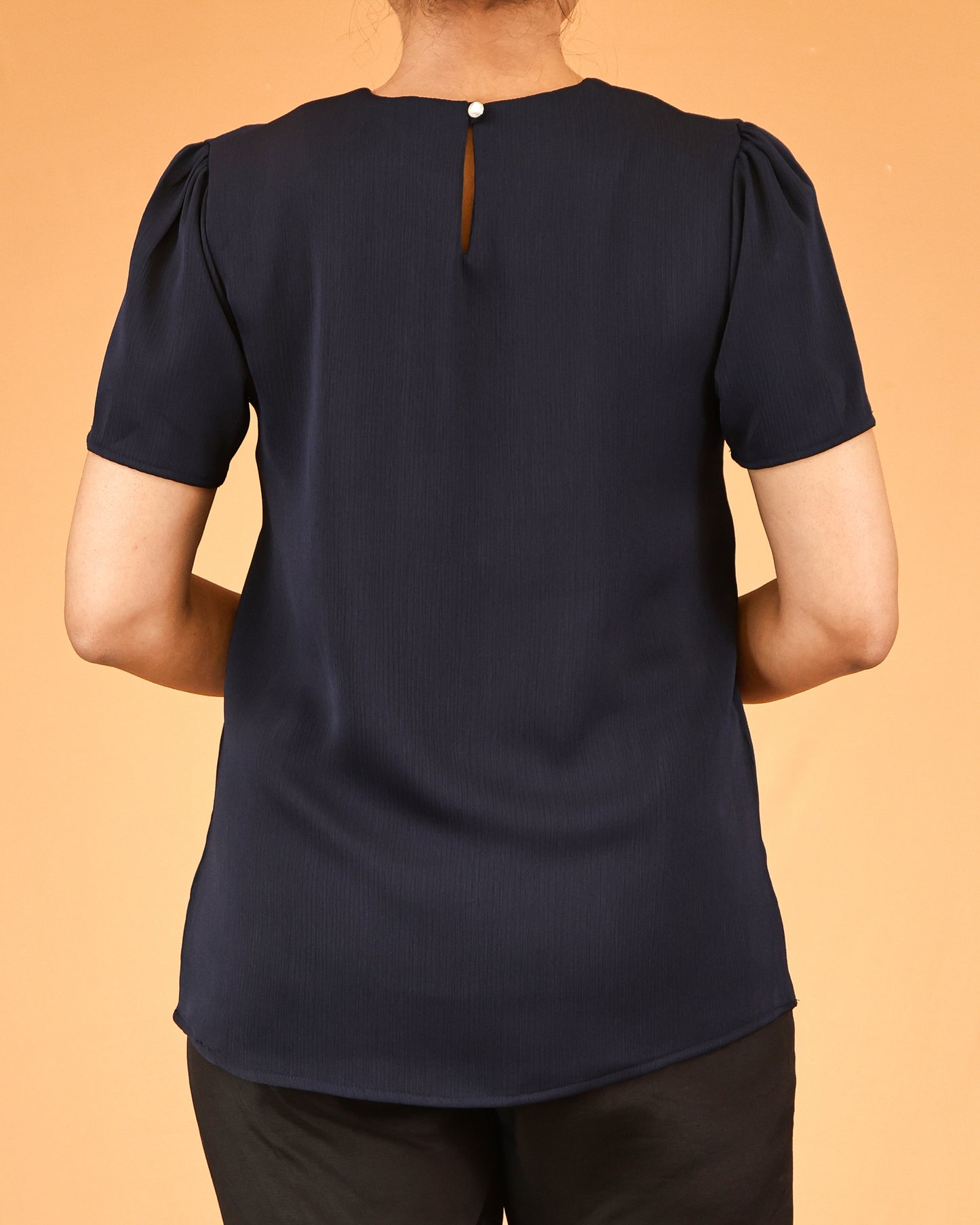 Navy Timeless Grace Top