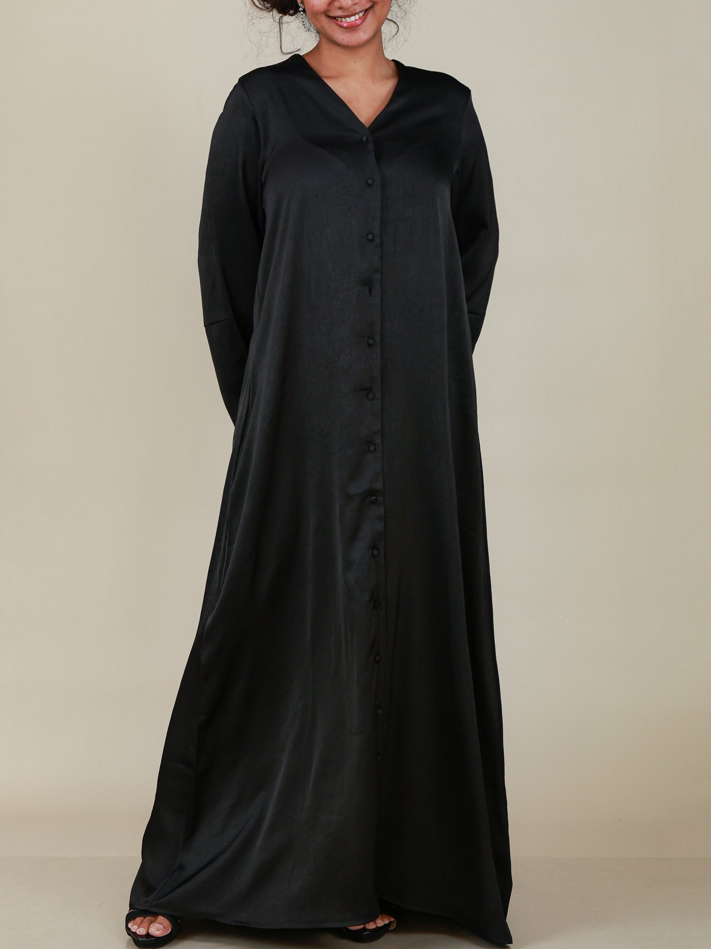 Amara Onyx Bell Sleeve Abaya
