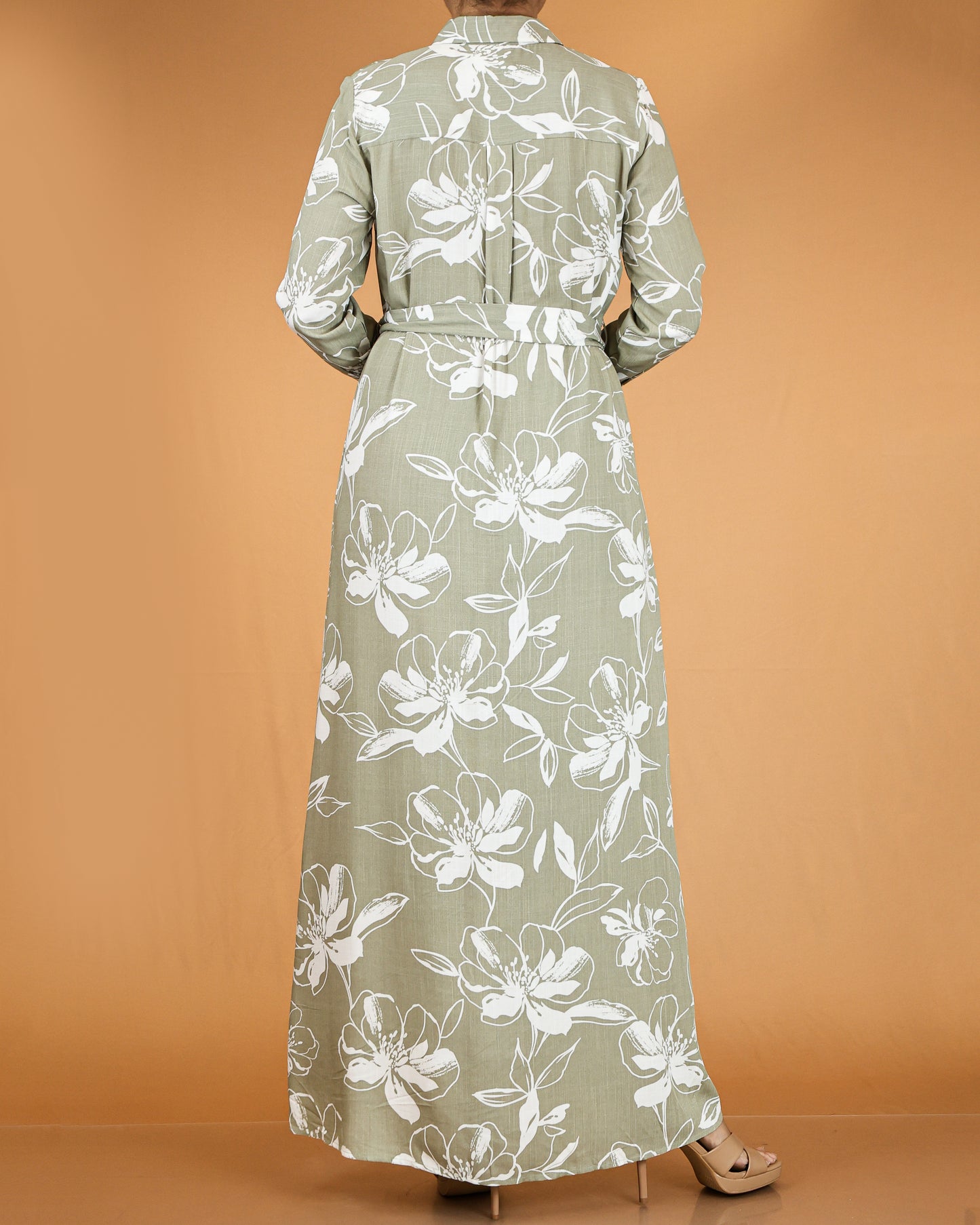 Floral Button Down Maxi Dress