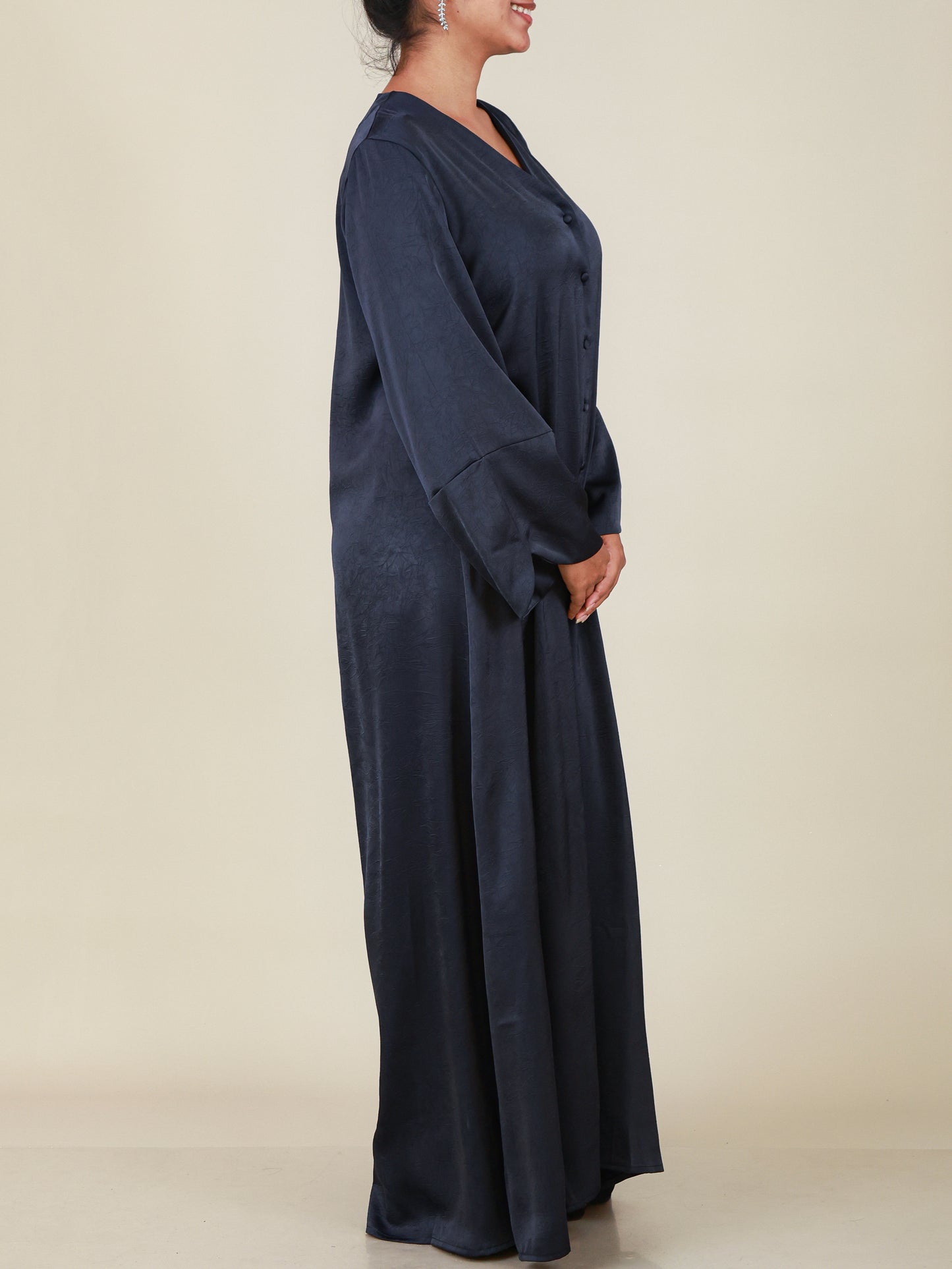 Amara Midnight Navy Bell Sleeve Abaya