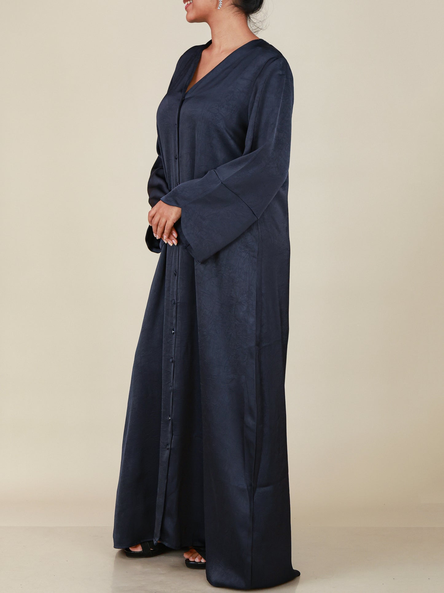 Amara Midnight Navy Bell Sleeve Abaya