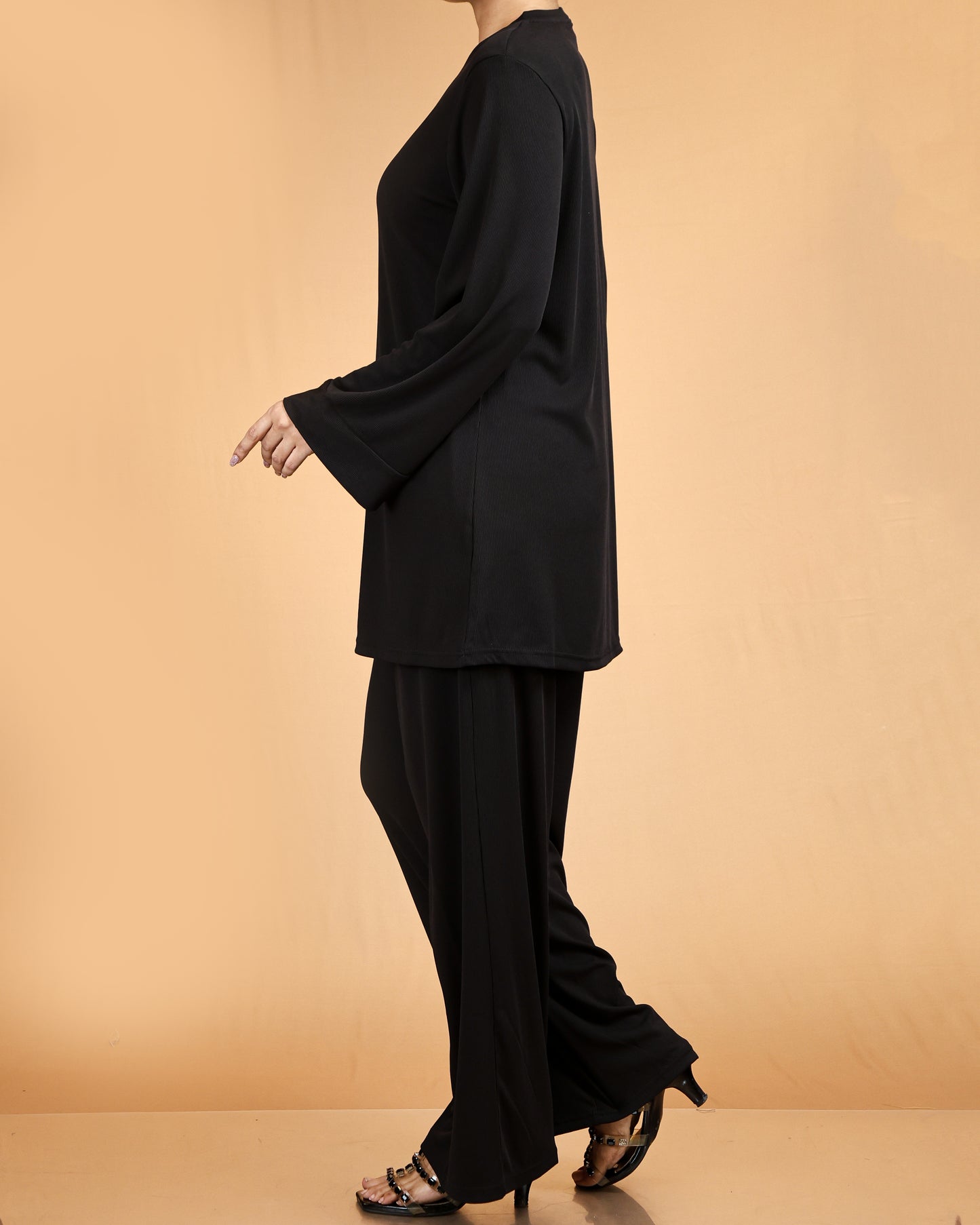 Relaxed Tunic & Wide-Leg Pant Co-ord Set