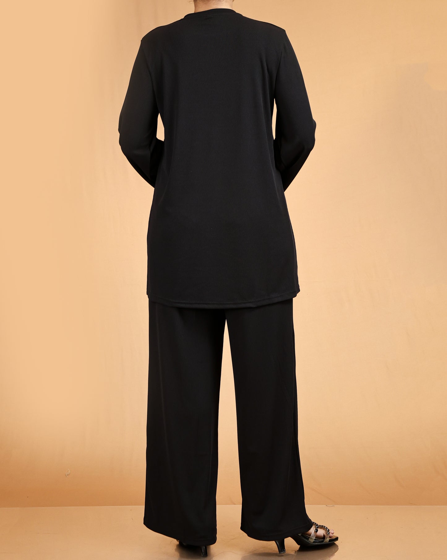 Relaxed Tunic & Wide-Leg Pant Co-ord Set