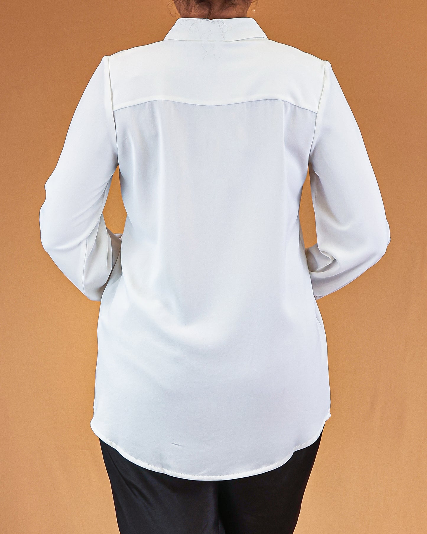 White Buttoned Shirt Dress