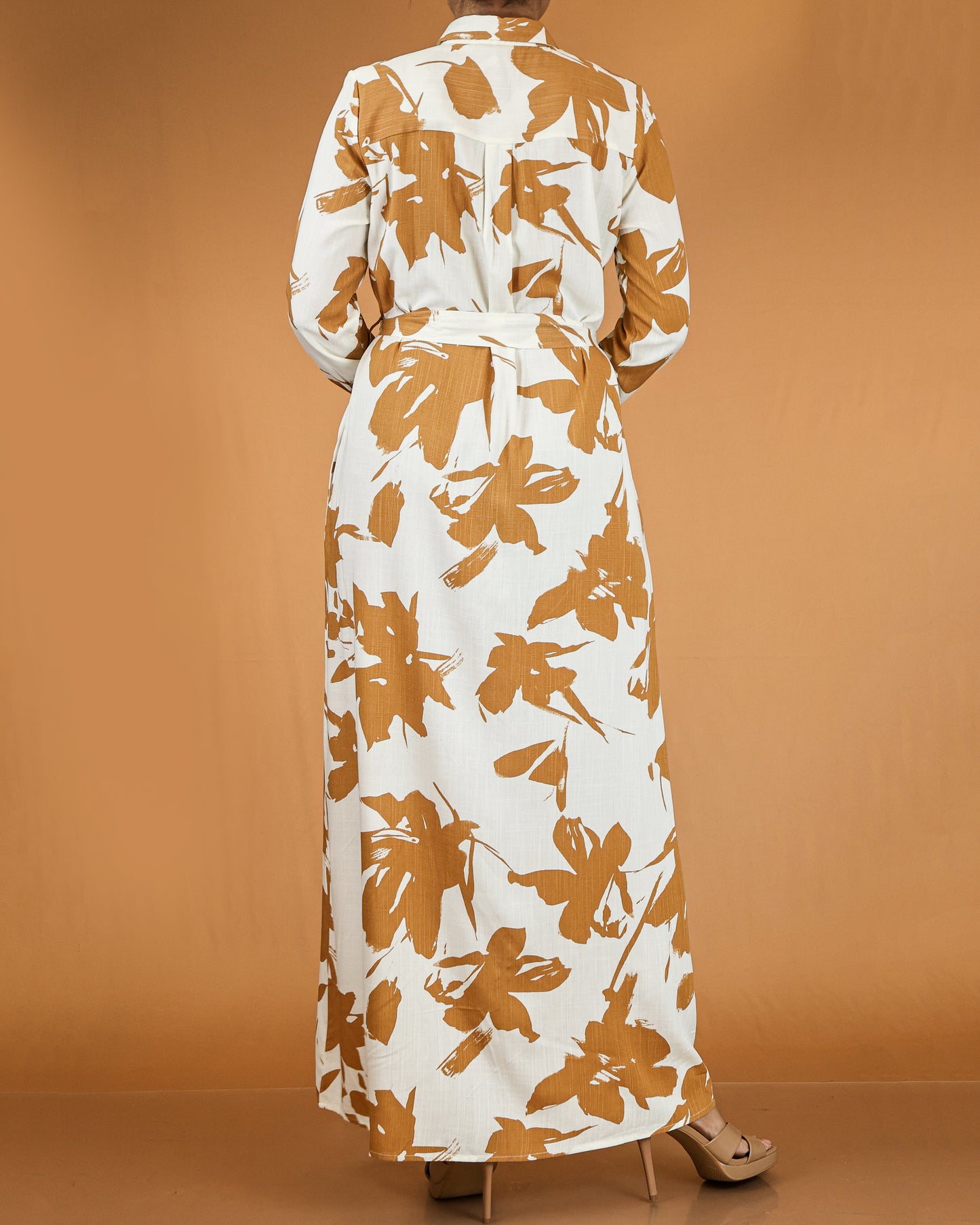 Floral Button Down Maxi Dress