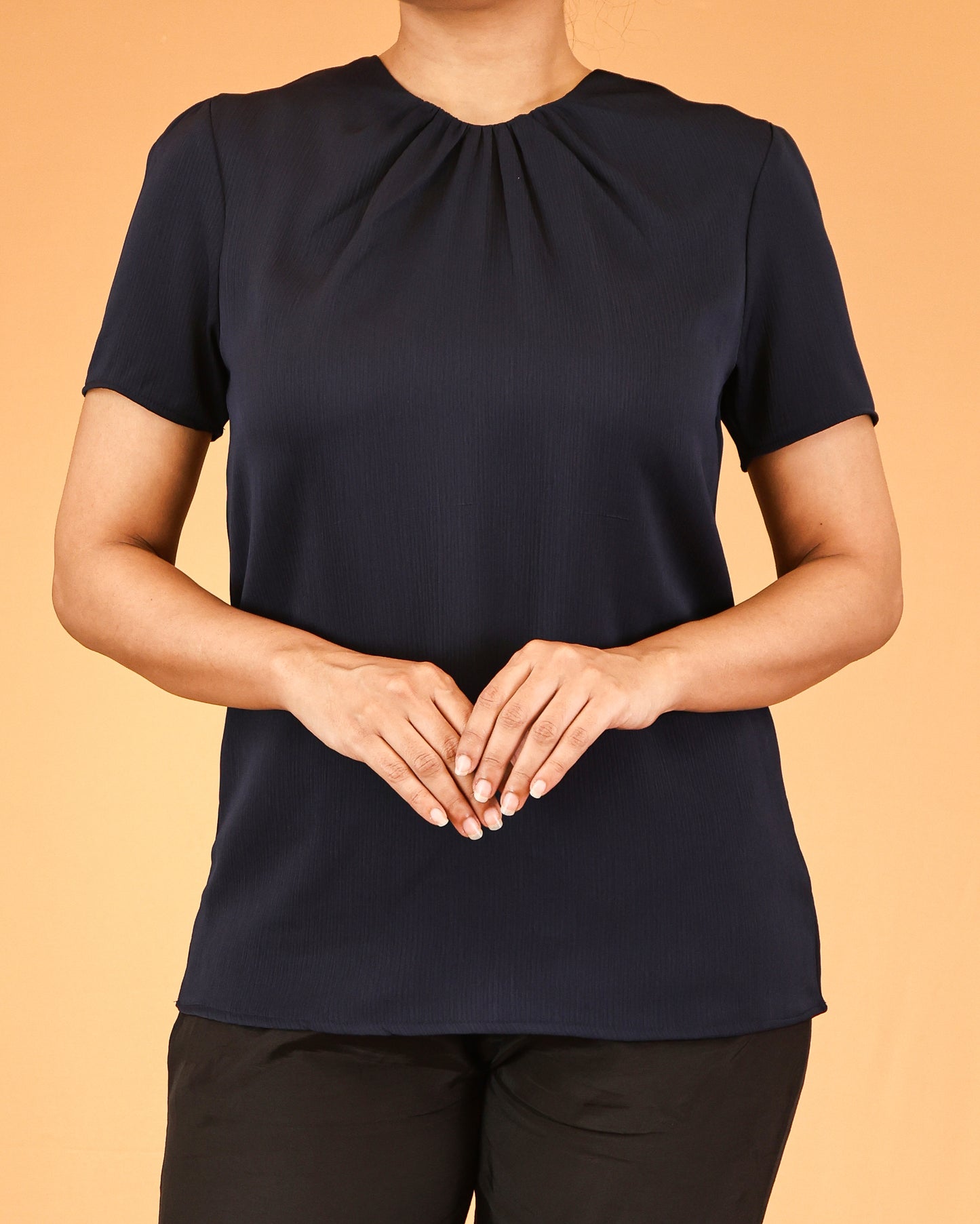 Navy Timeless Grace Top