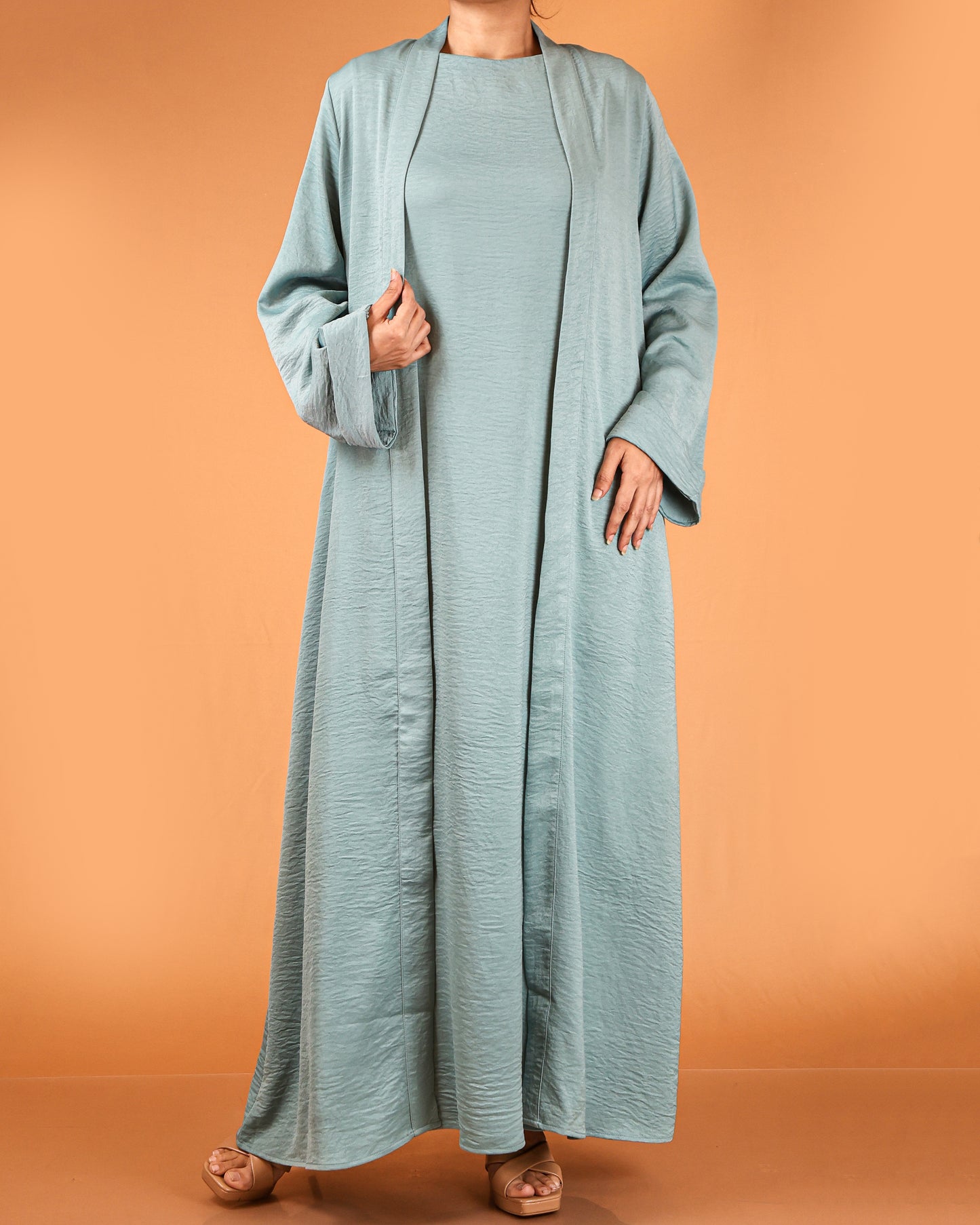 Textured Two-Piece Maxi Set