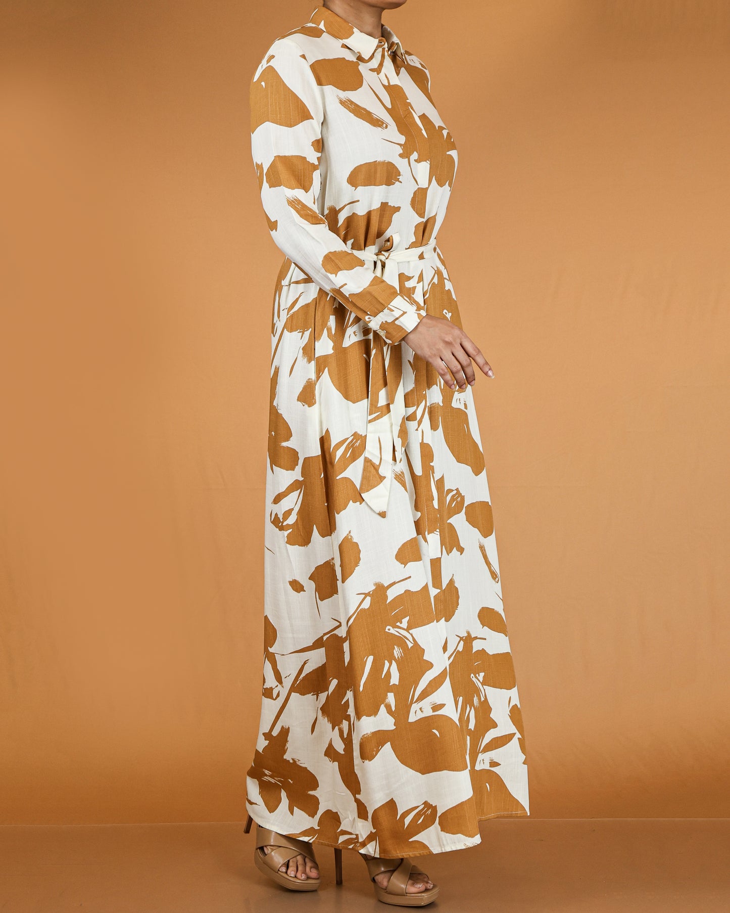 Floral Button Down Maxi Dress