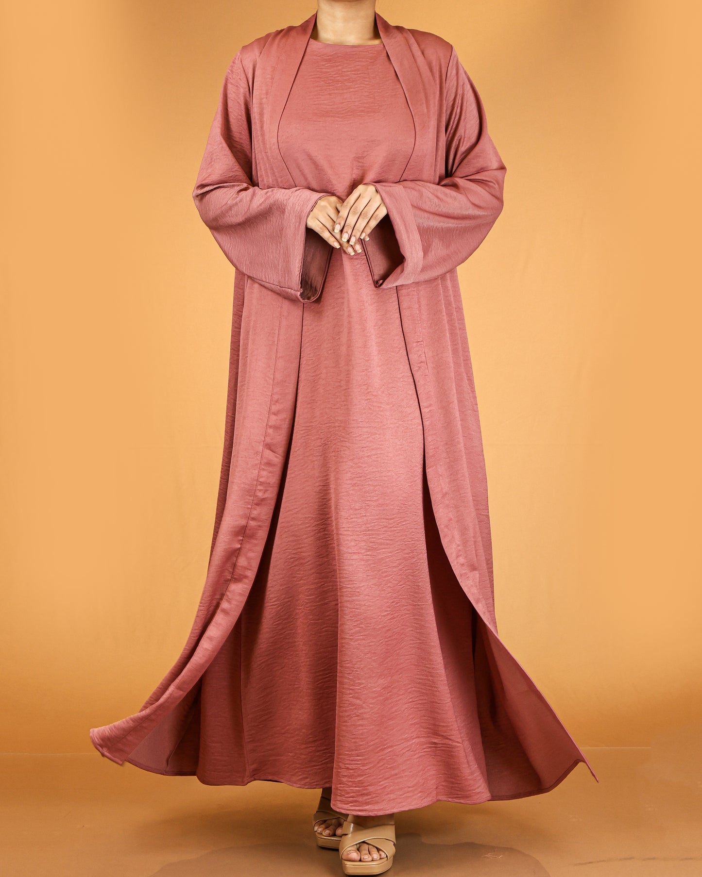 Textured Two-Piece Maxi Set