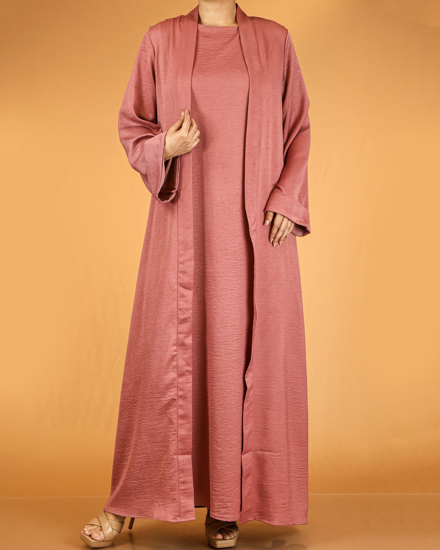 Textured Two-Piece Maxi Set