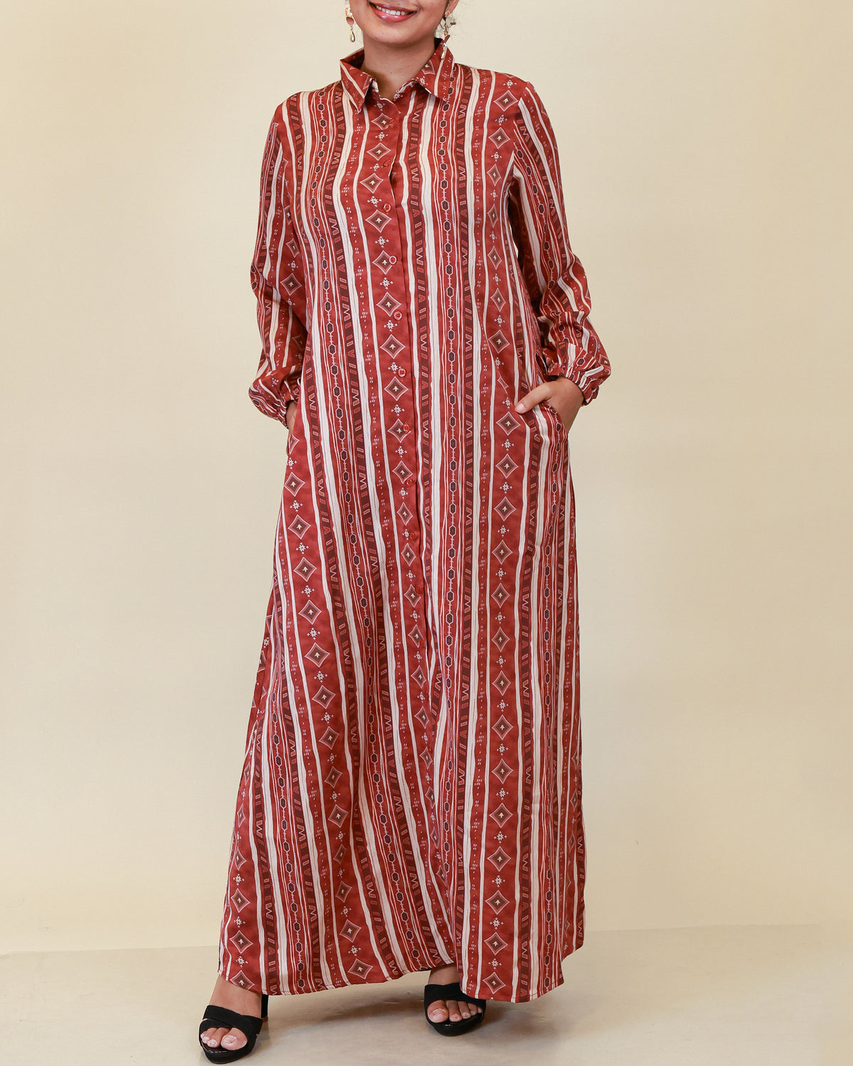 Terracotta Rhythm Maxi