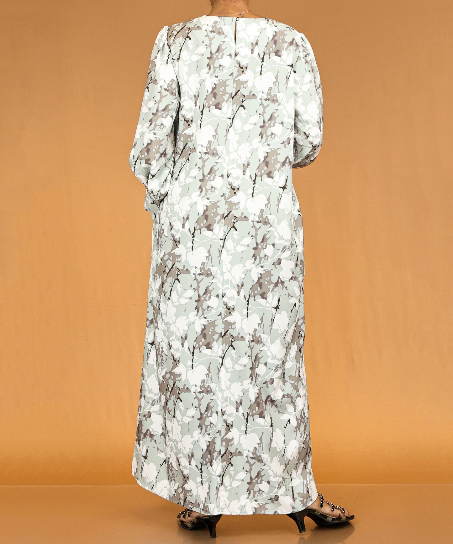 Mint Blossom Modest Abaya
