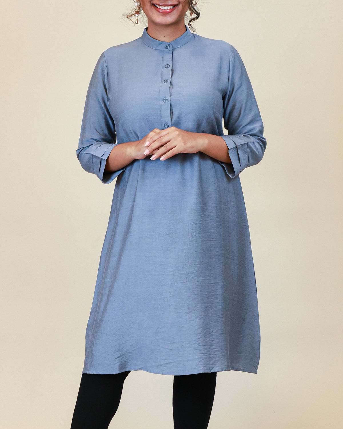 Powder Blue Ease Midi