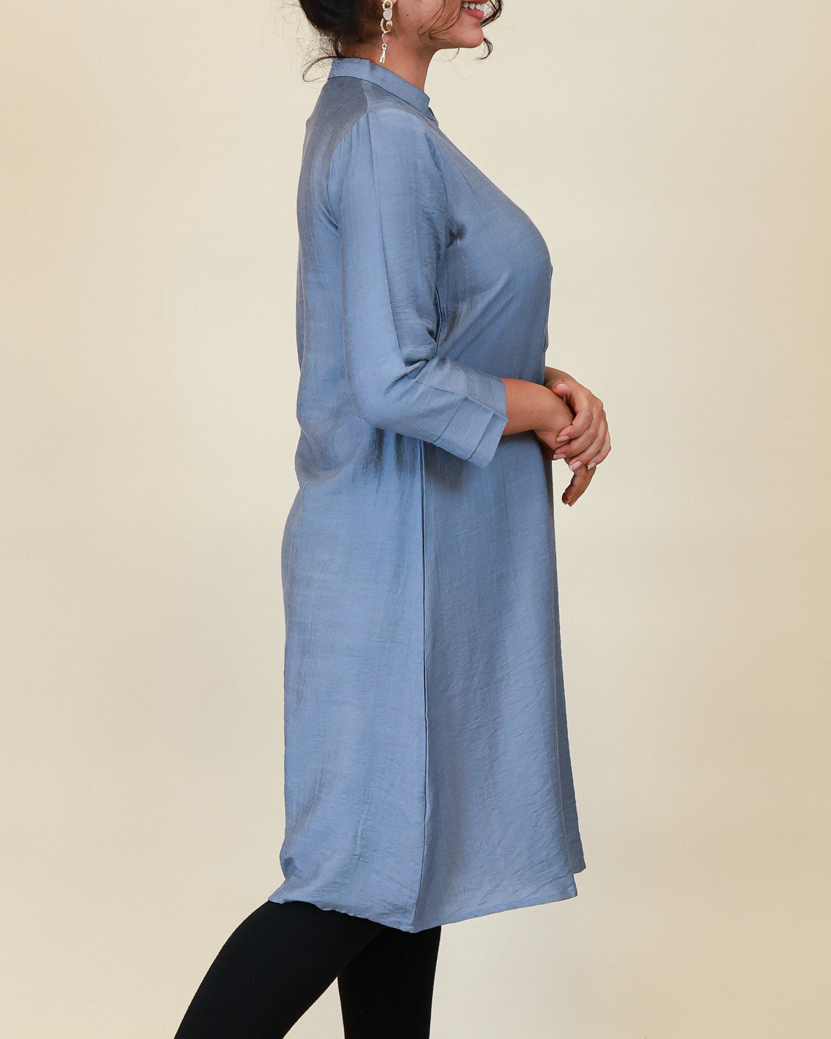 Powder Blue Ease Midi