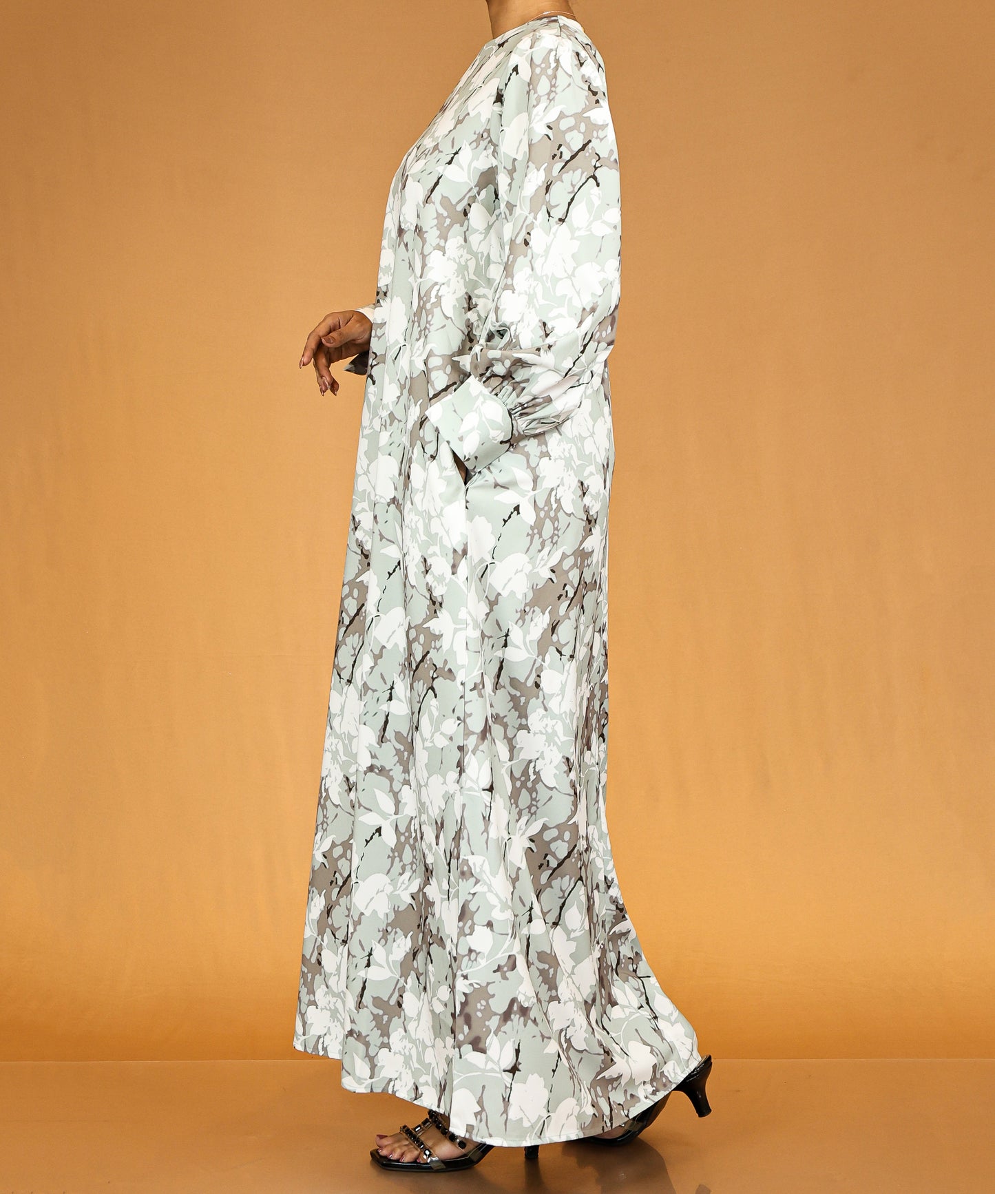 Mint Blossom Modest Abaya