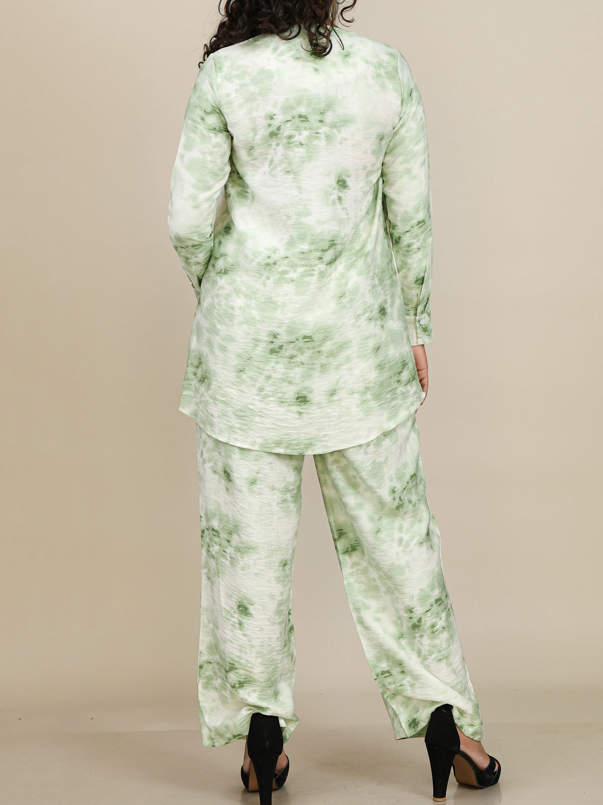 Selene Sage Green Print Co-Ord Set