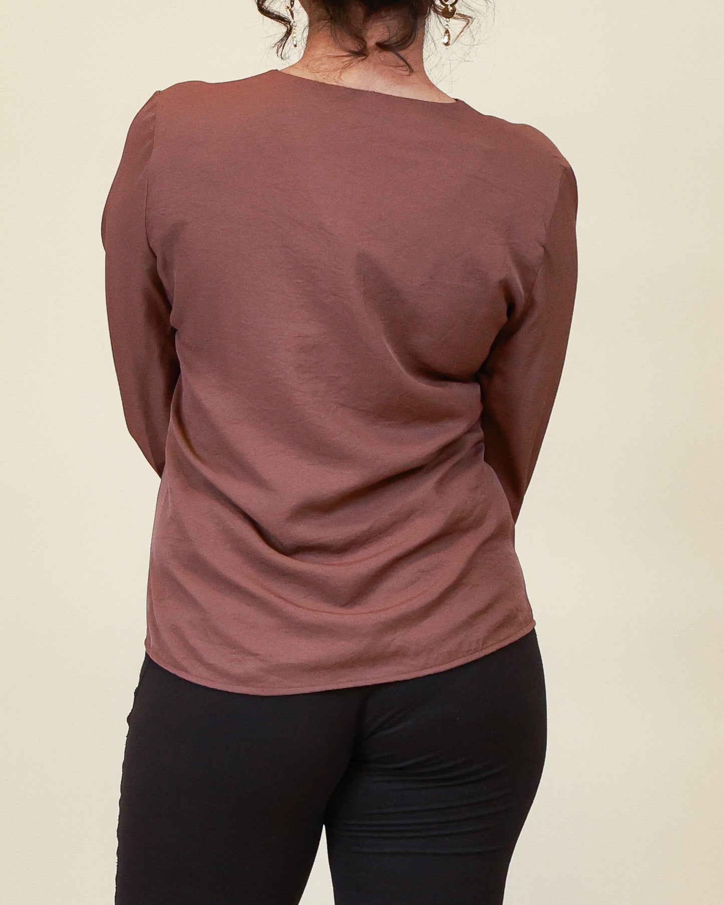 Celeste Mocha Blouse