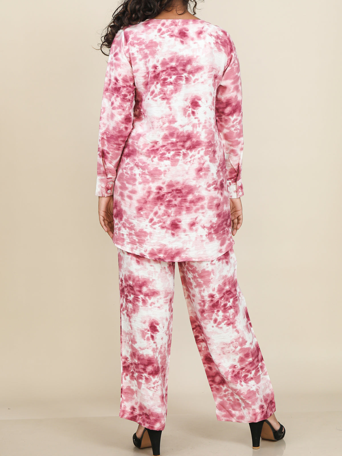 Selene Rose Pink Print Co-Ord Set