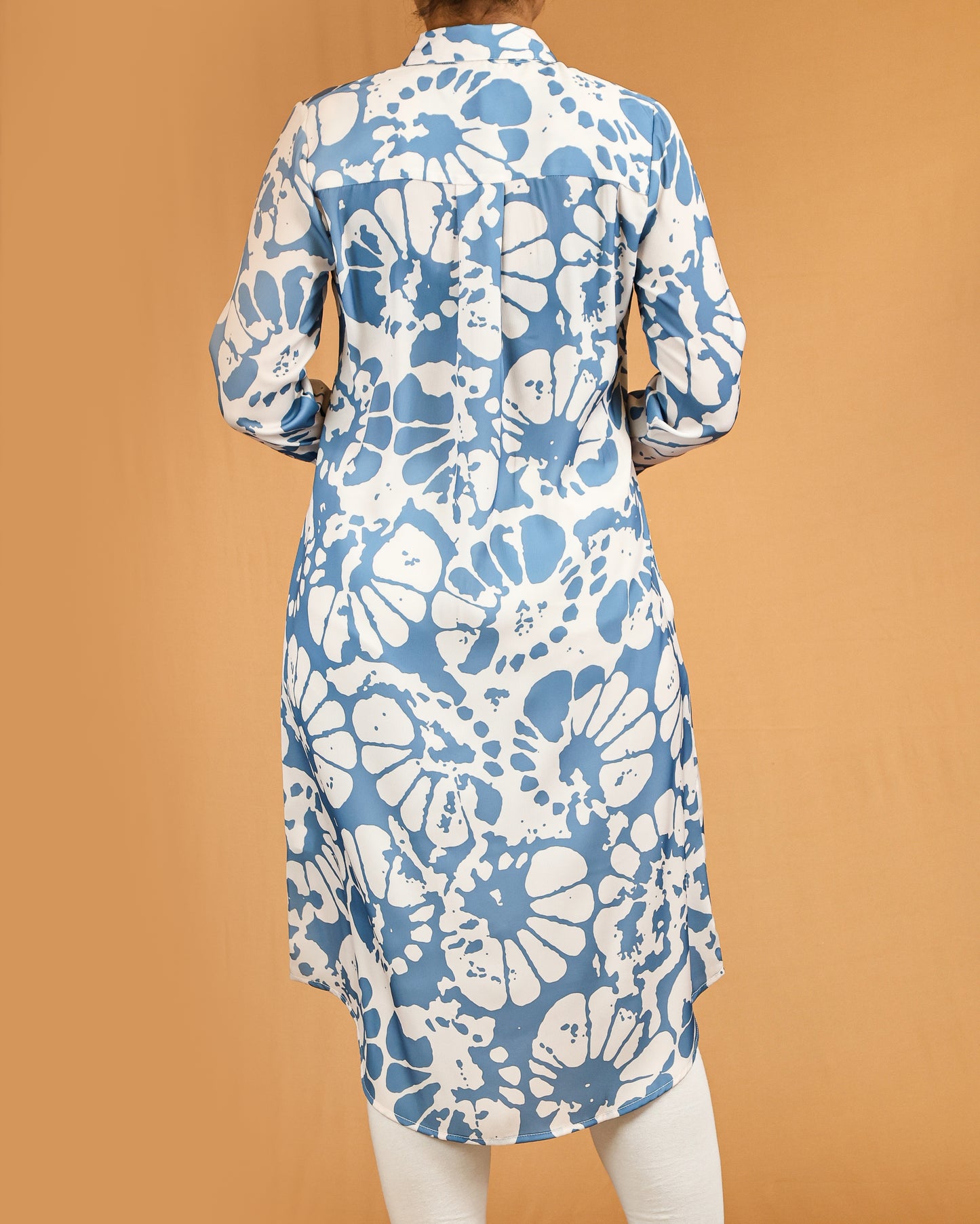 Floral Button-Down  Shirt Dress