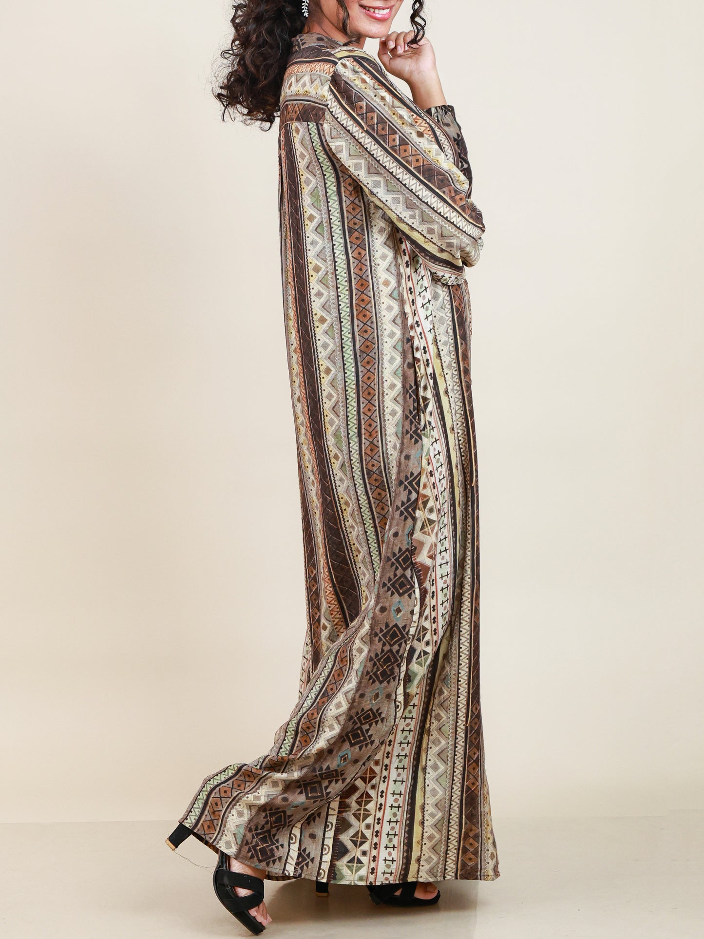 Calista Earthline Print Maxi