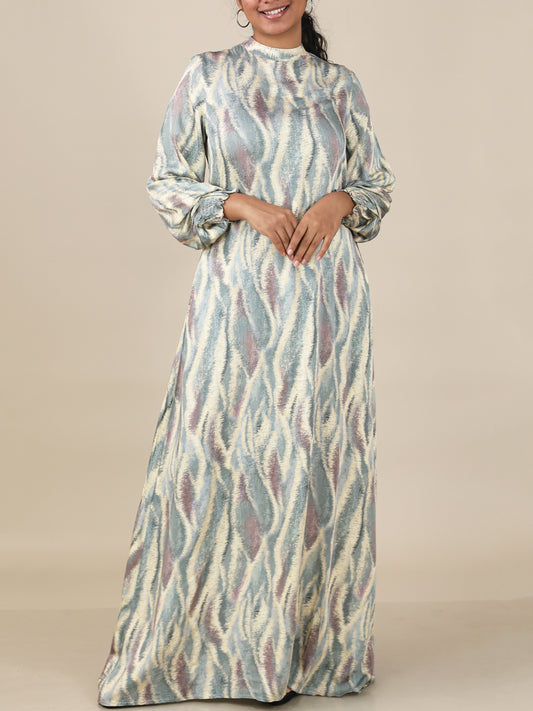 Elira Sage Wave Abaya