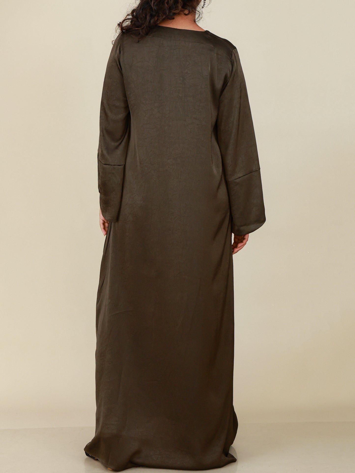 Amara Mocha Bell Sleeve Abaya