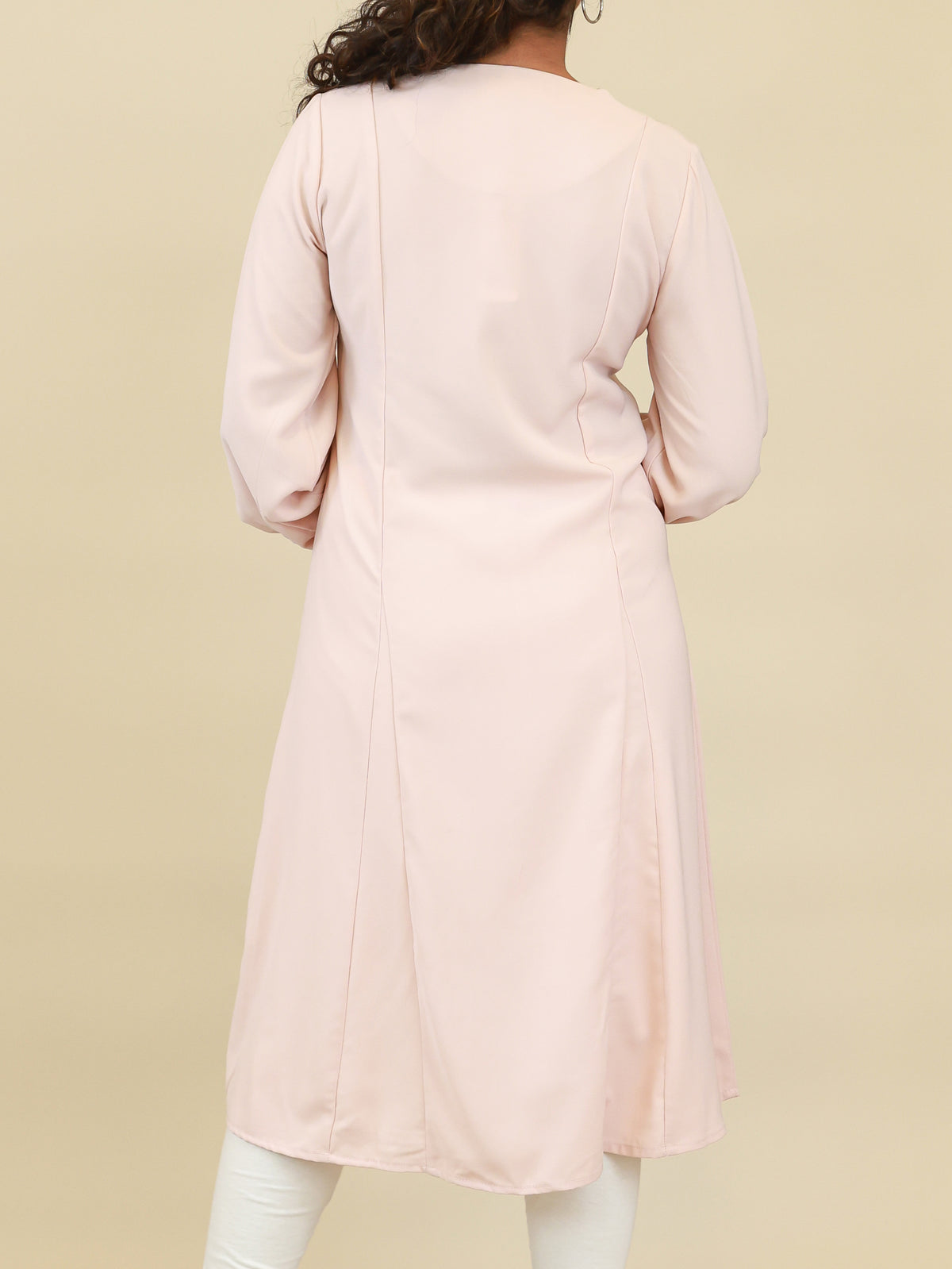 Selene Blush Button Front Midi