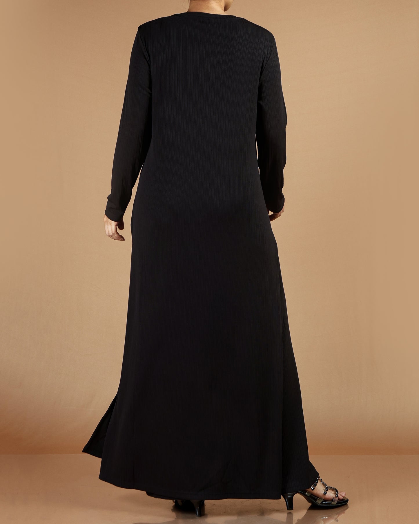 Elegant Pleated Modest Dress