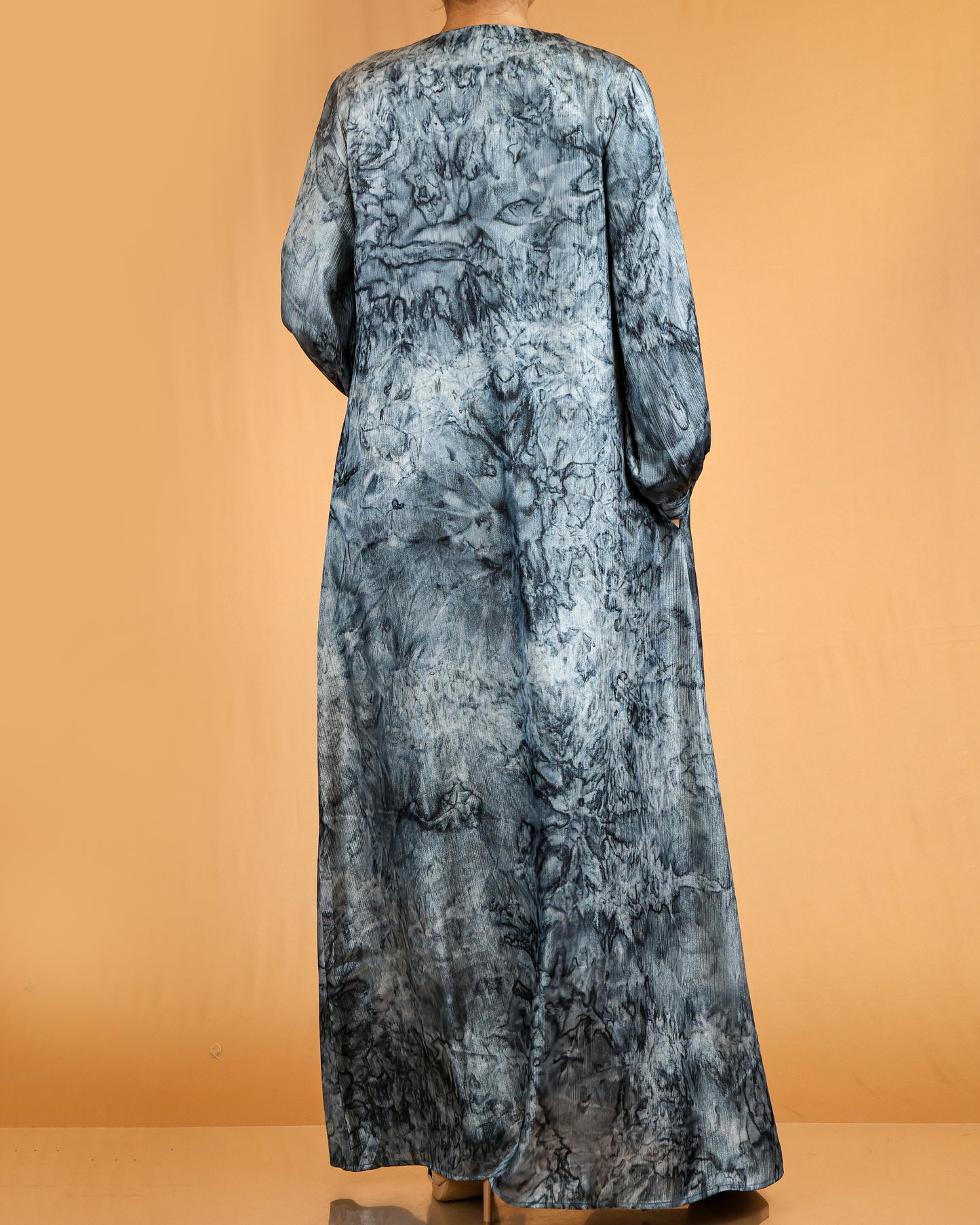 Tie-Dye abaya Coat
