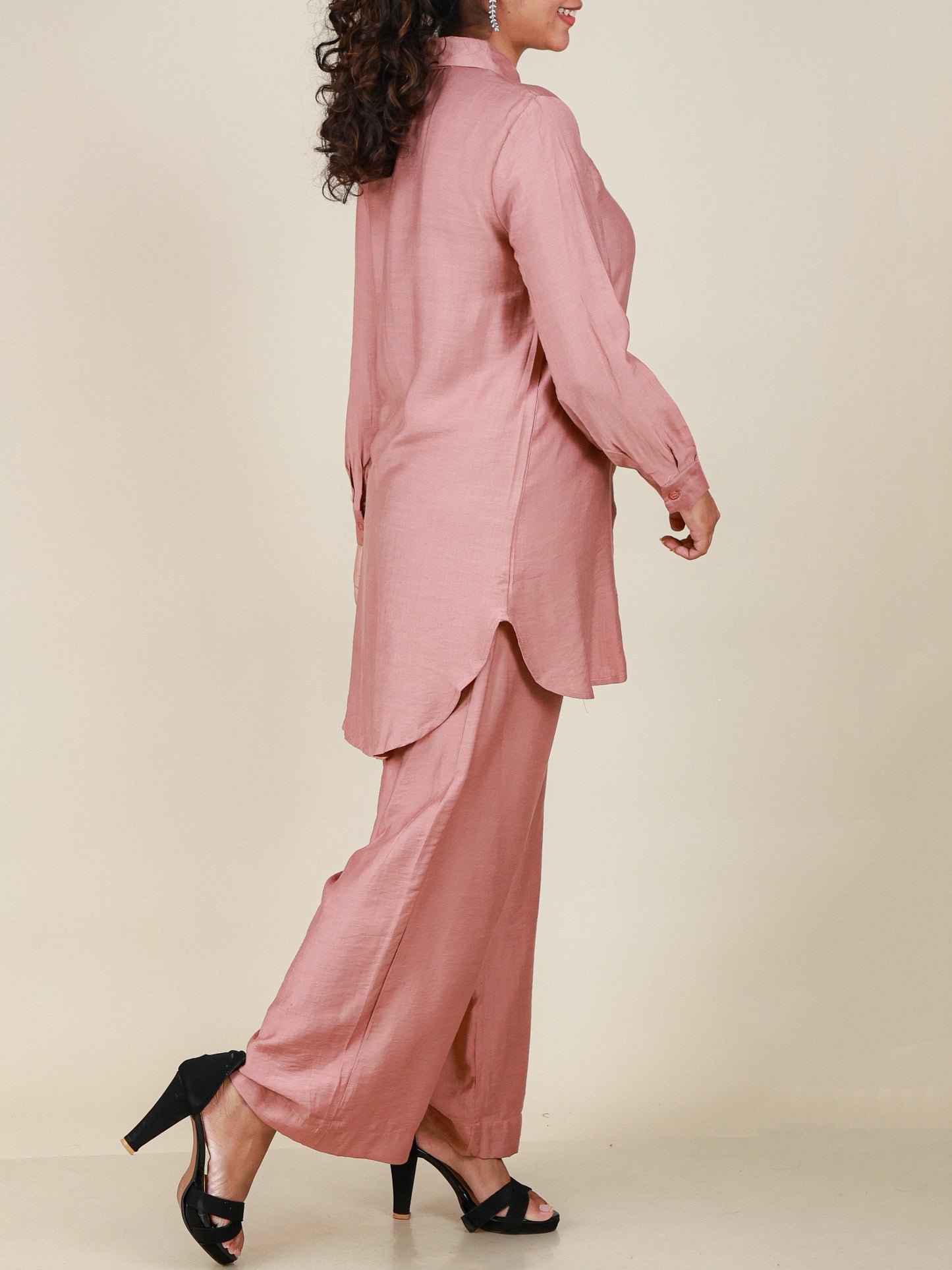 Celeste Rosewood Relaxed Co-Ord Set