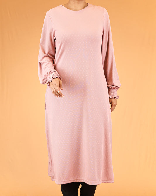 Blush Textured Minimal Top