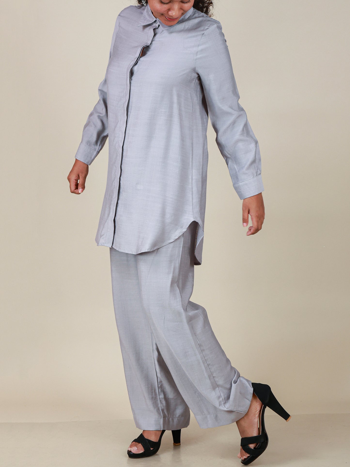 Celeste Silver Mist Relaxed Co-Ord Set
