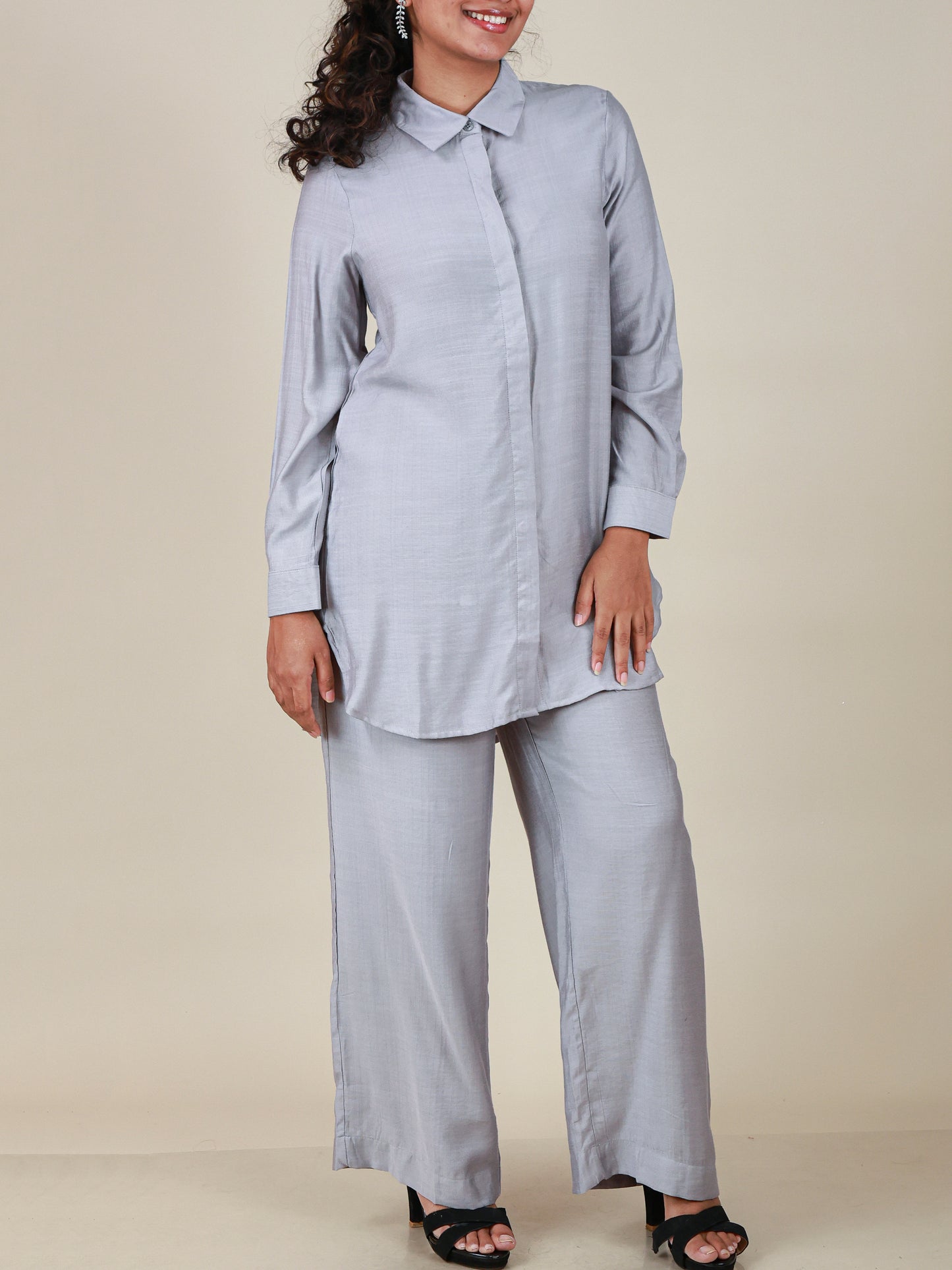 Celeste Silver Mist Relaxed Co-Ord Set
