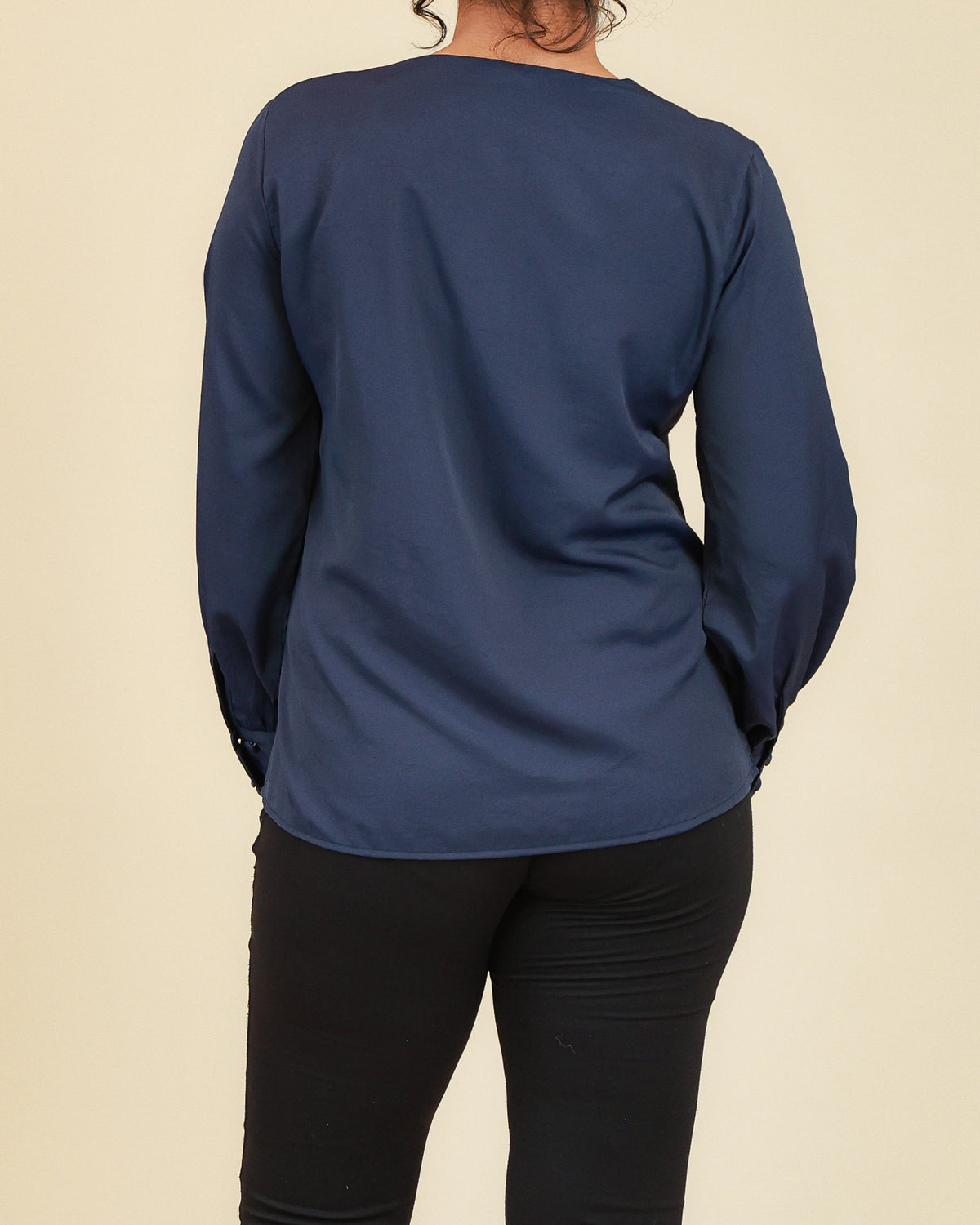 Celeste Navy Blouse