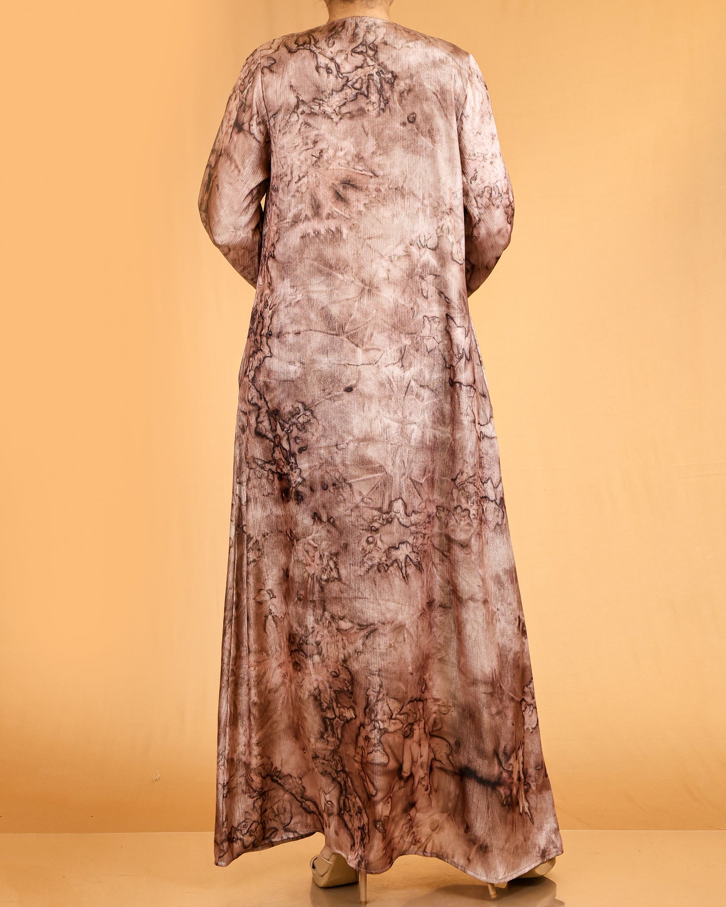 Tie-Dye abaya Coat