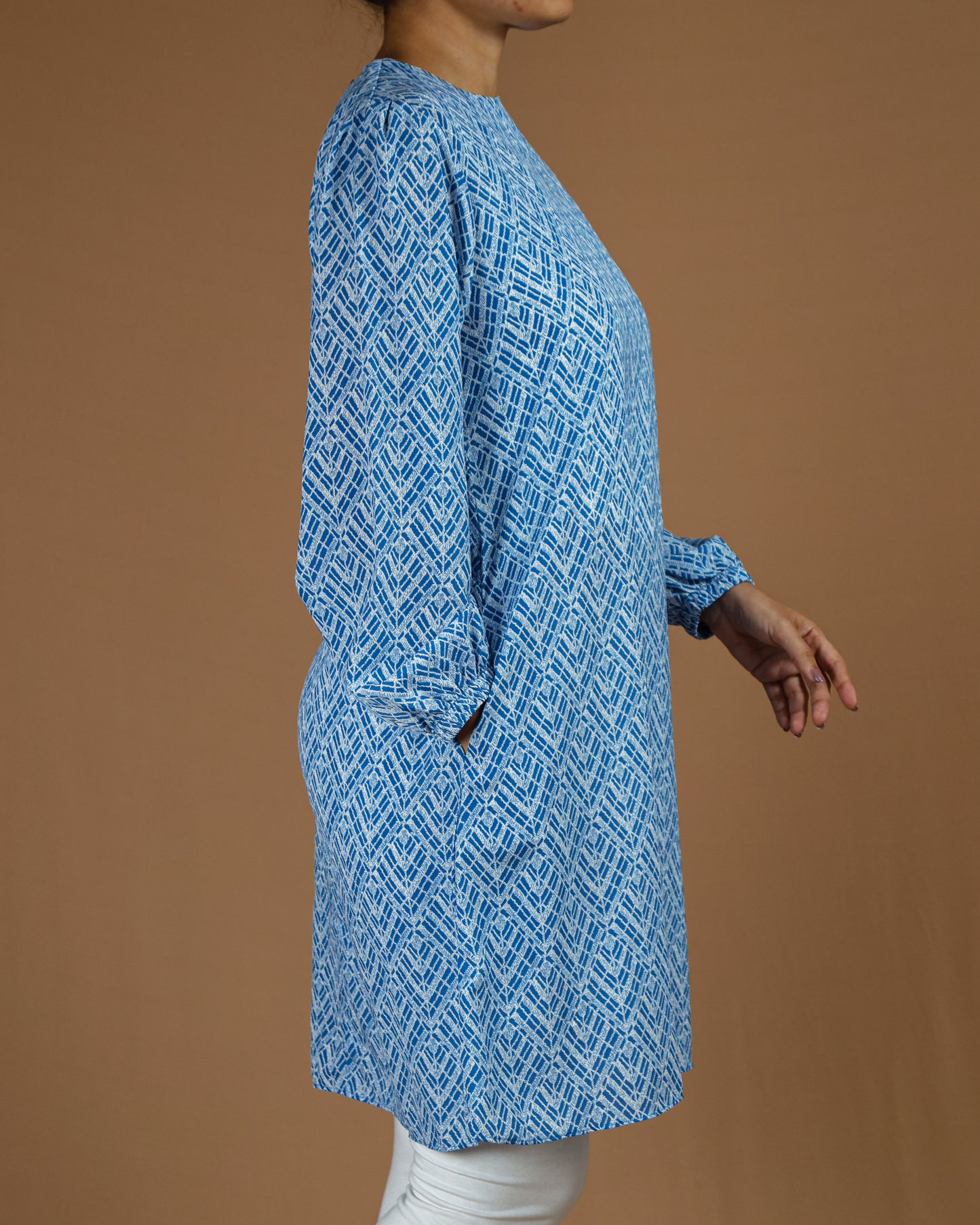 Printed Cotton Kurti – Modest Everyday Elegance