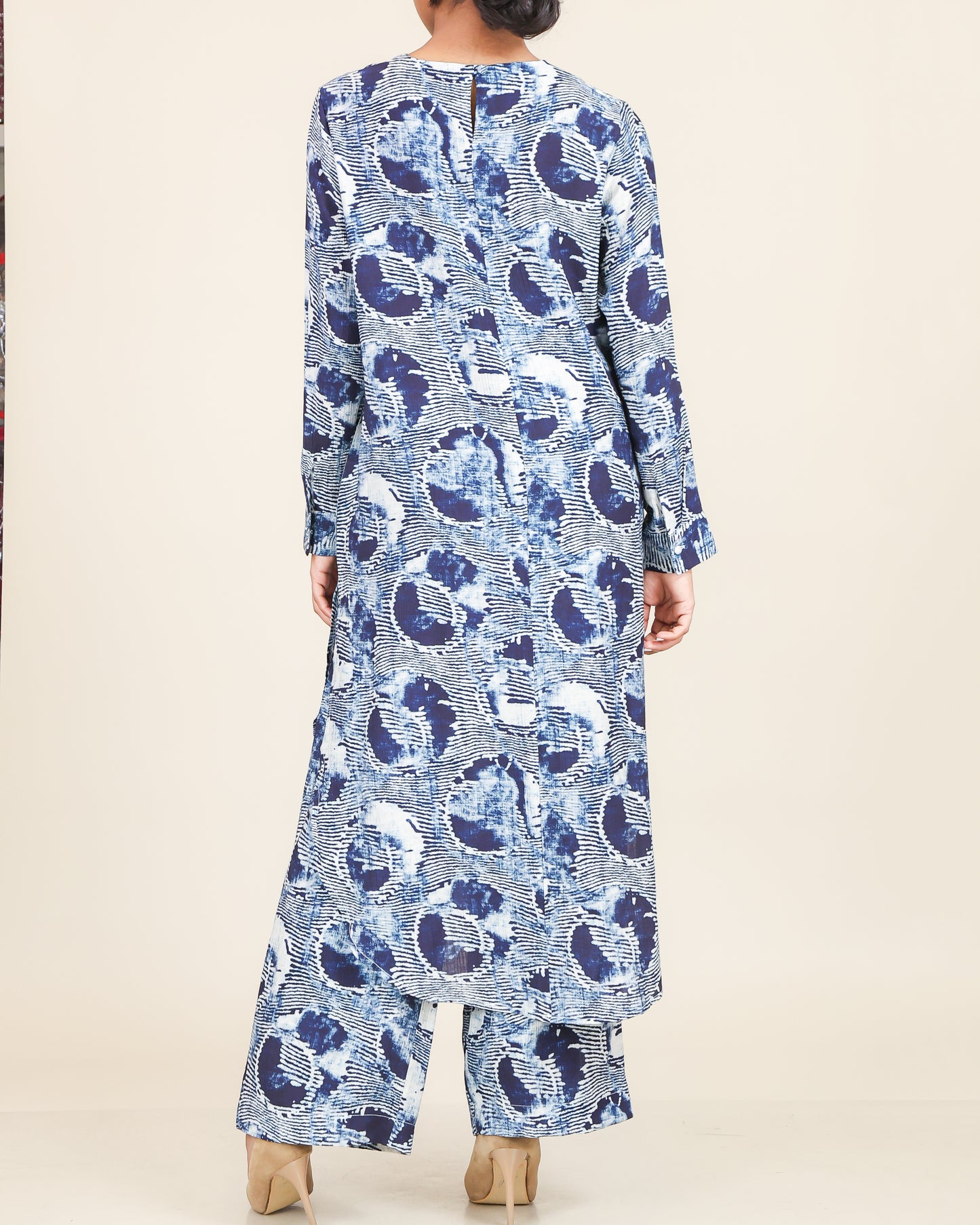 Ocean Ink Textured Co-Ord Set